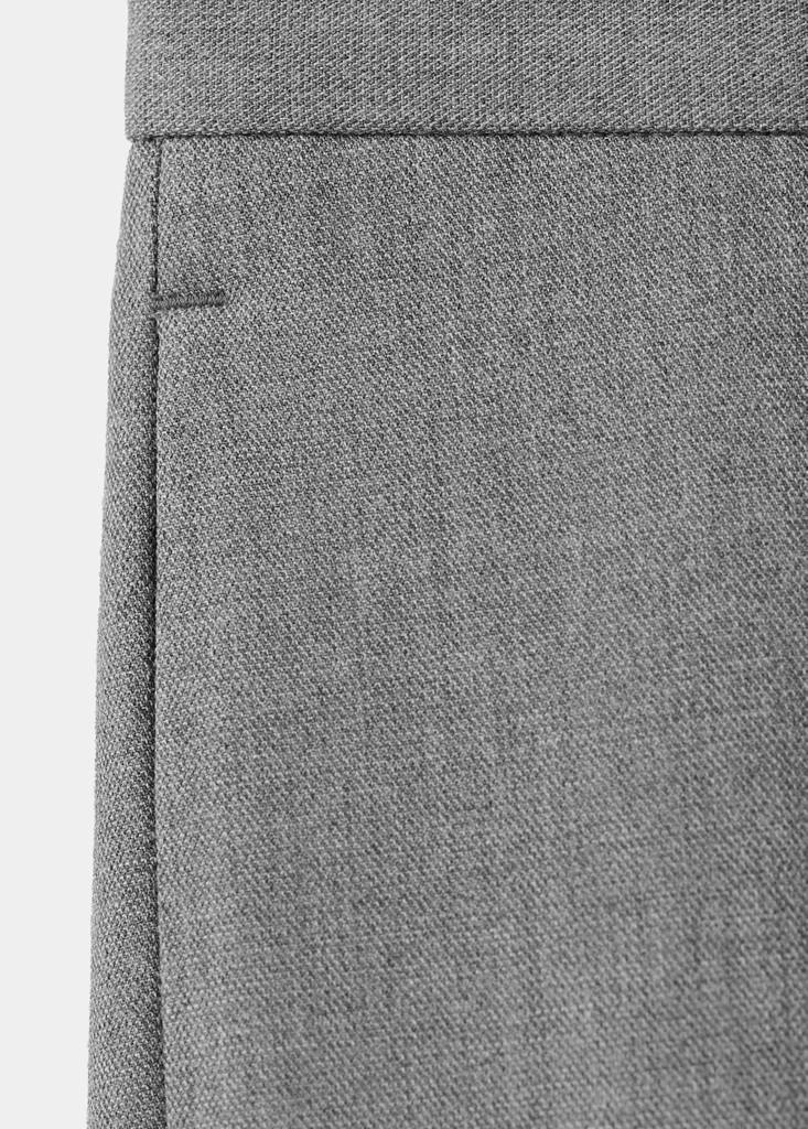 Stretch fabric super slim-fit suit trousers — Grey