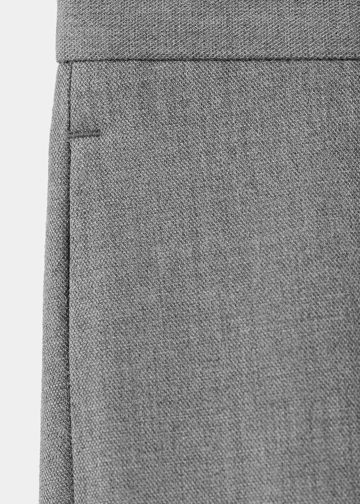 Stretch fabric super slim-fit suit trousers — Grey