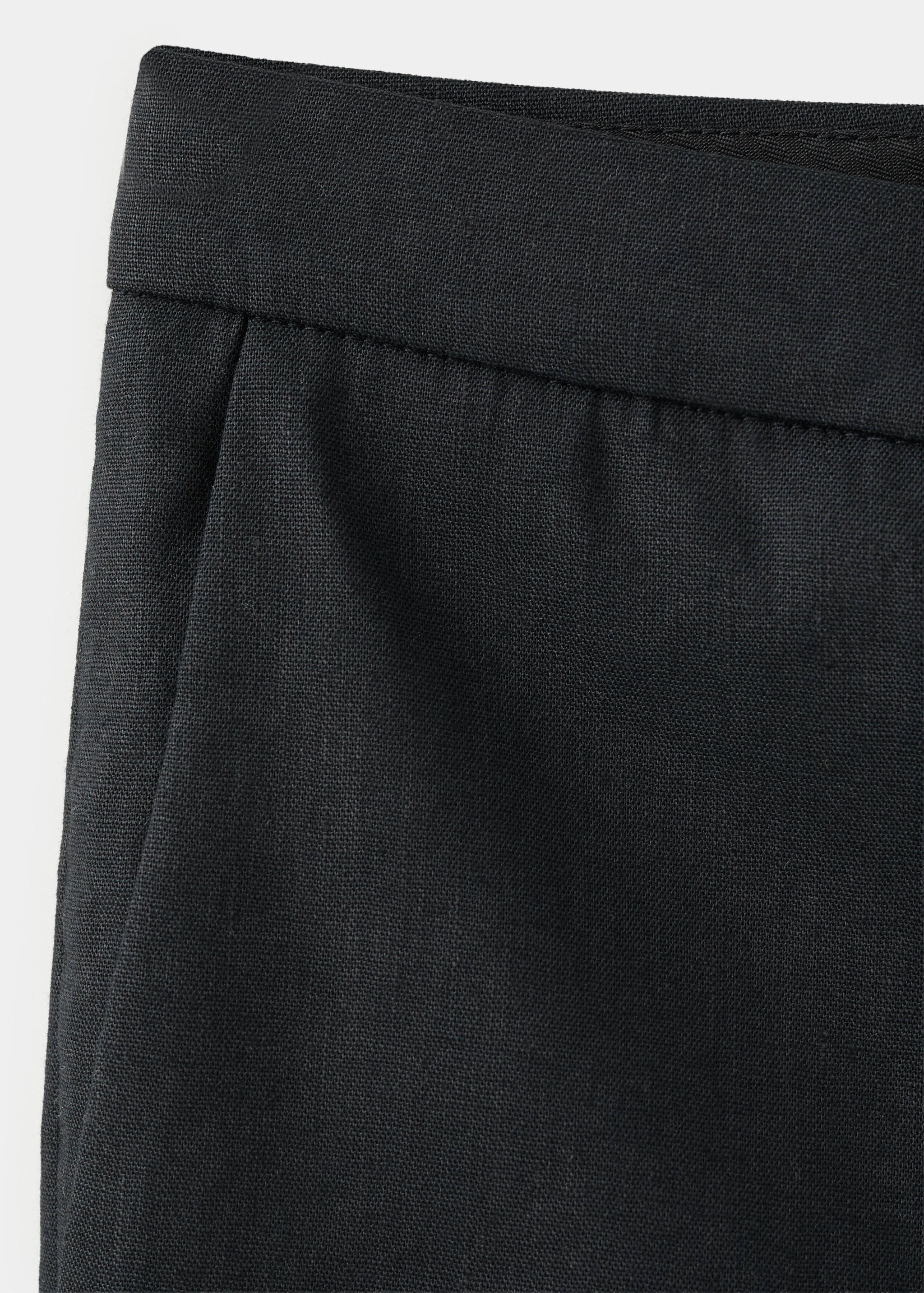 Linen capri trousers - Details of the article 8