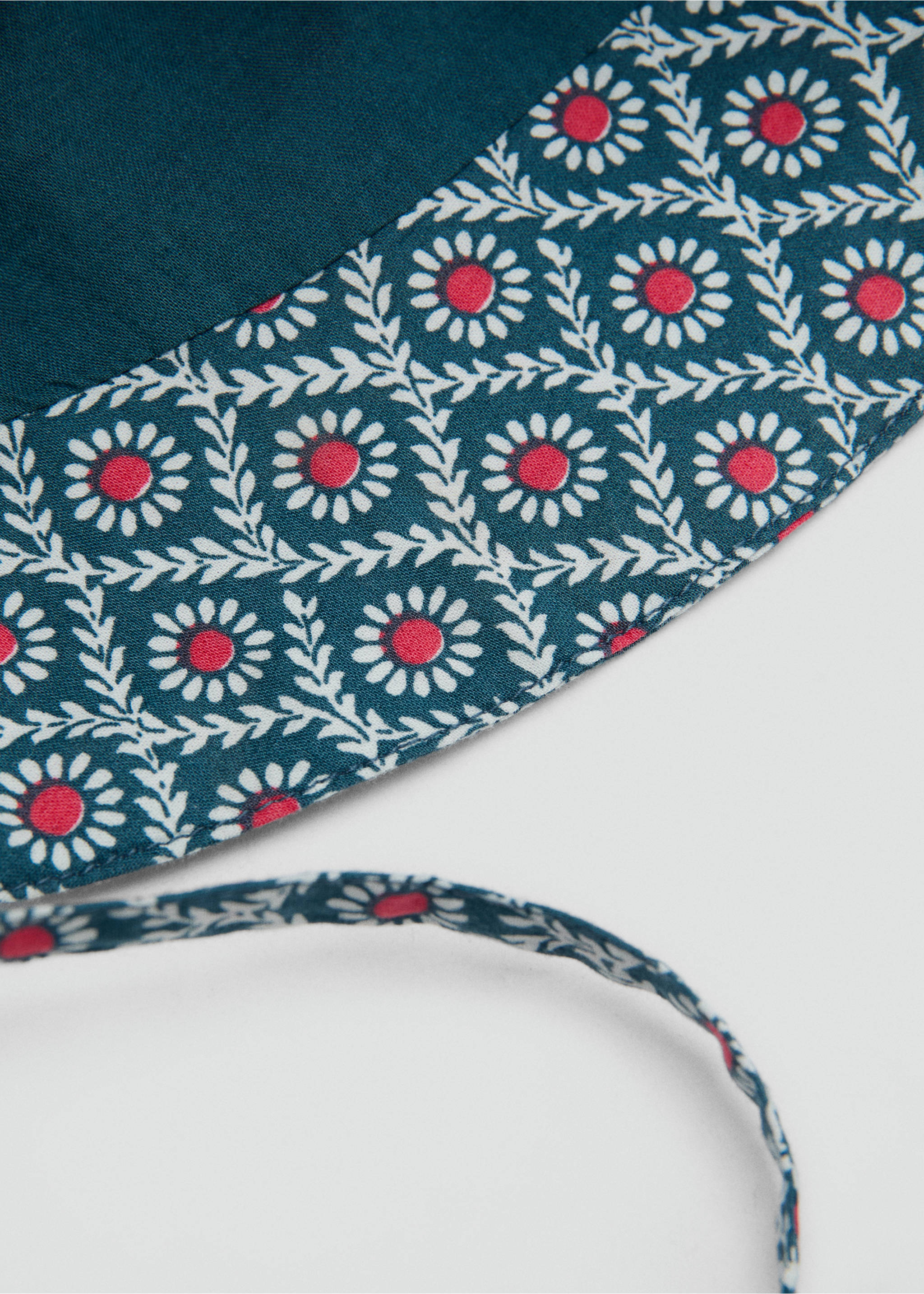 Bonnet imprimé coton - Détail de l'article 1, Bleu marine. Ref: 37071416-00.