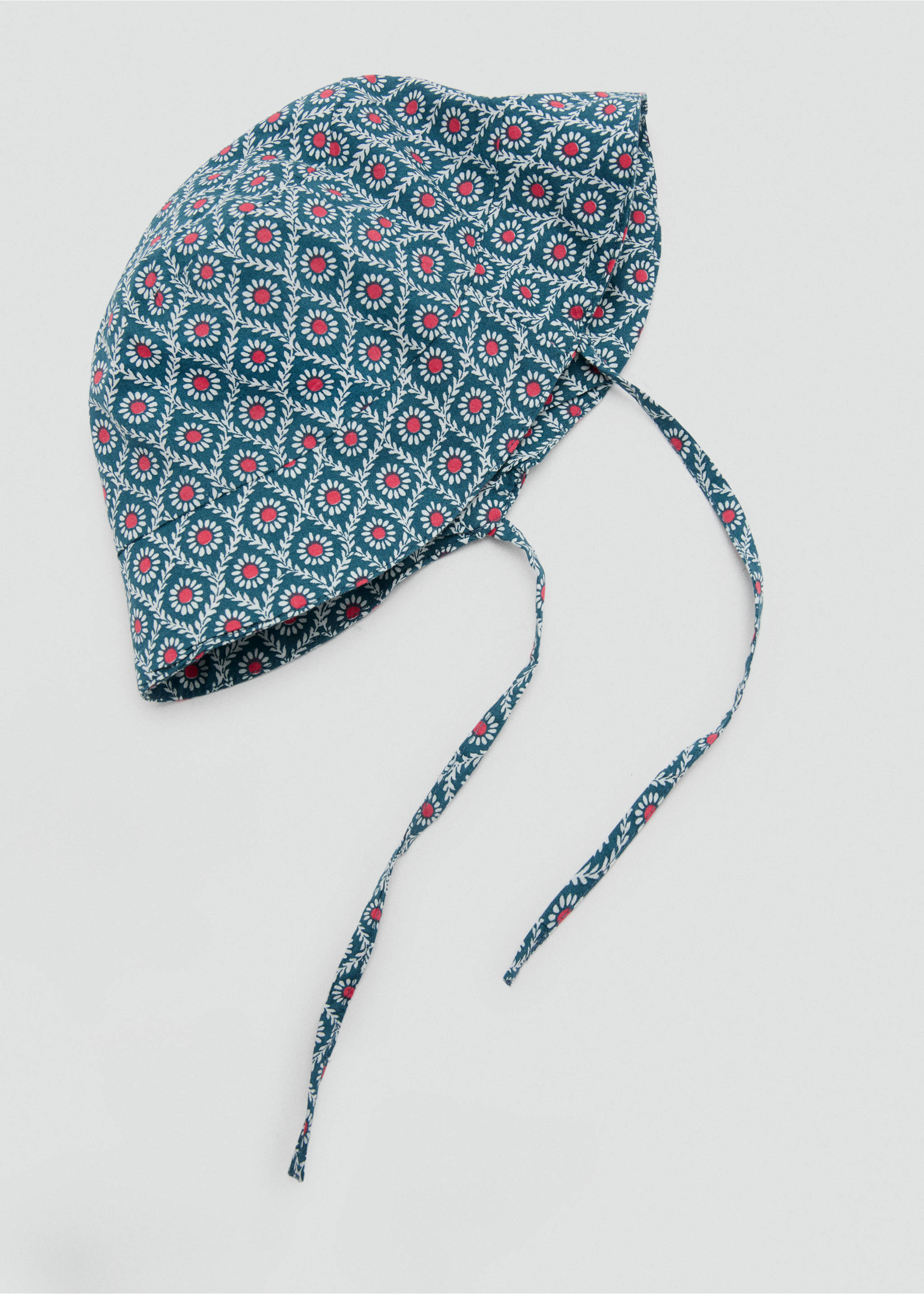 Bonnet imprimé coton - Détail de l'article 2, Bleu marine. Ref: 37071416-00.