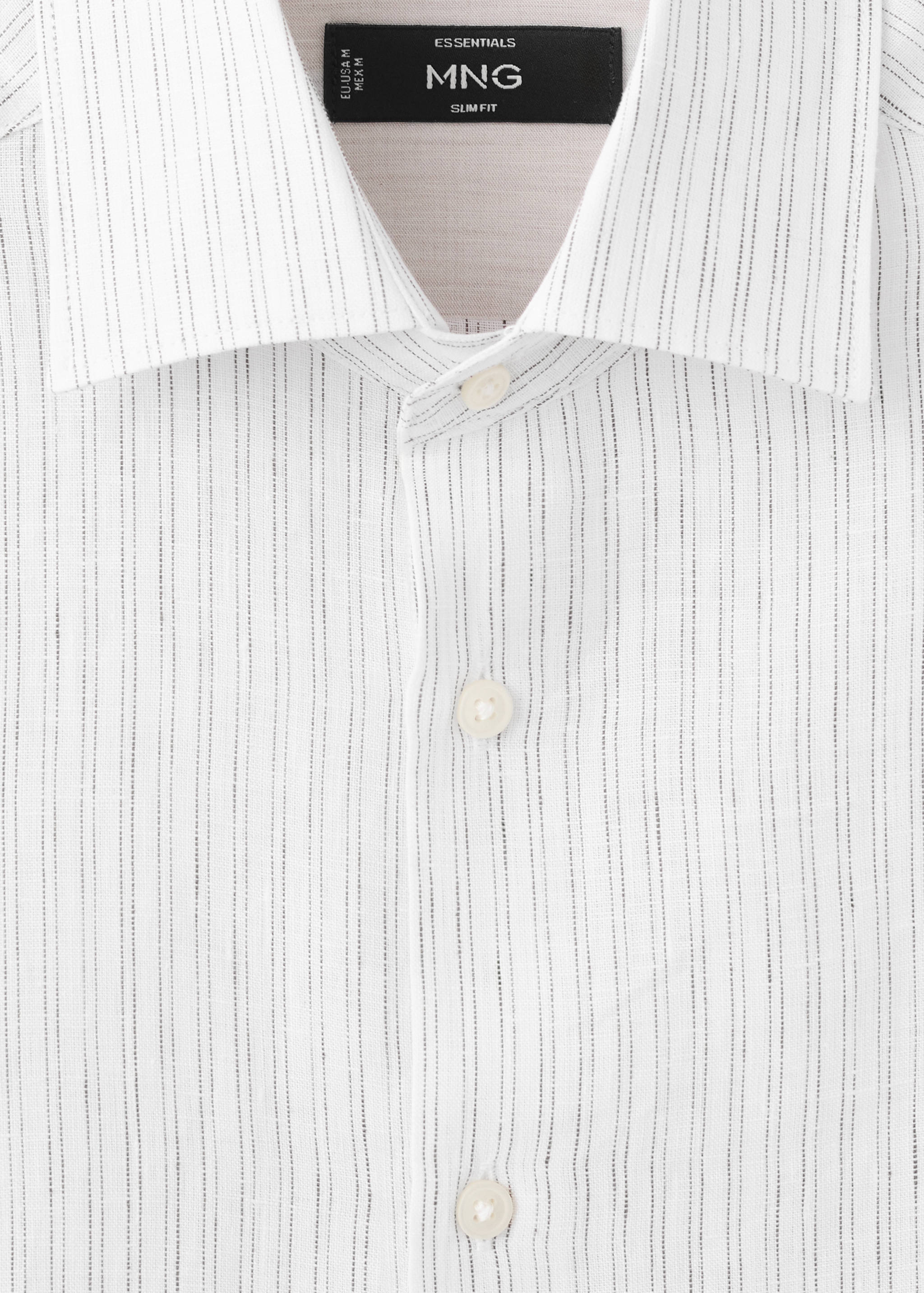 Camisa slim fit 100% lino - Detalle del artículo 8
