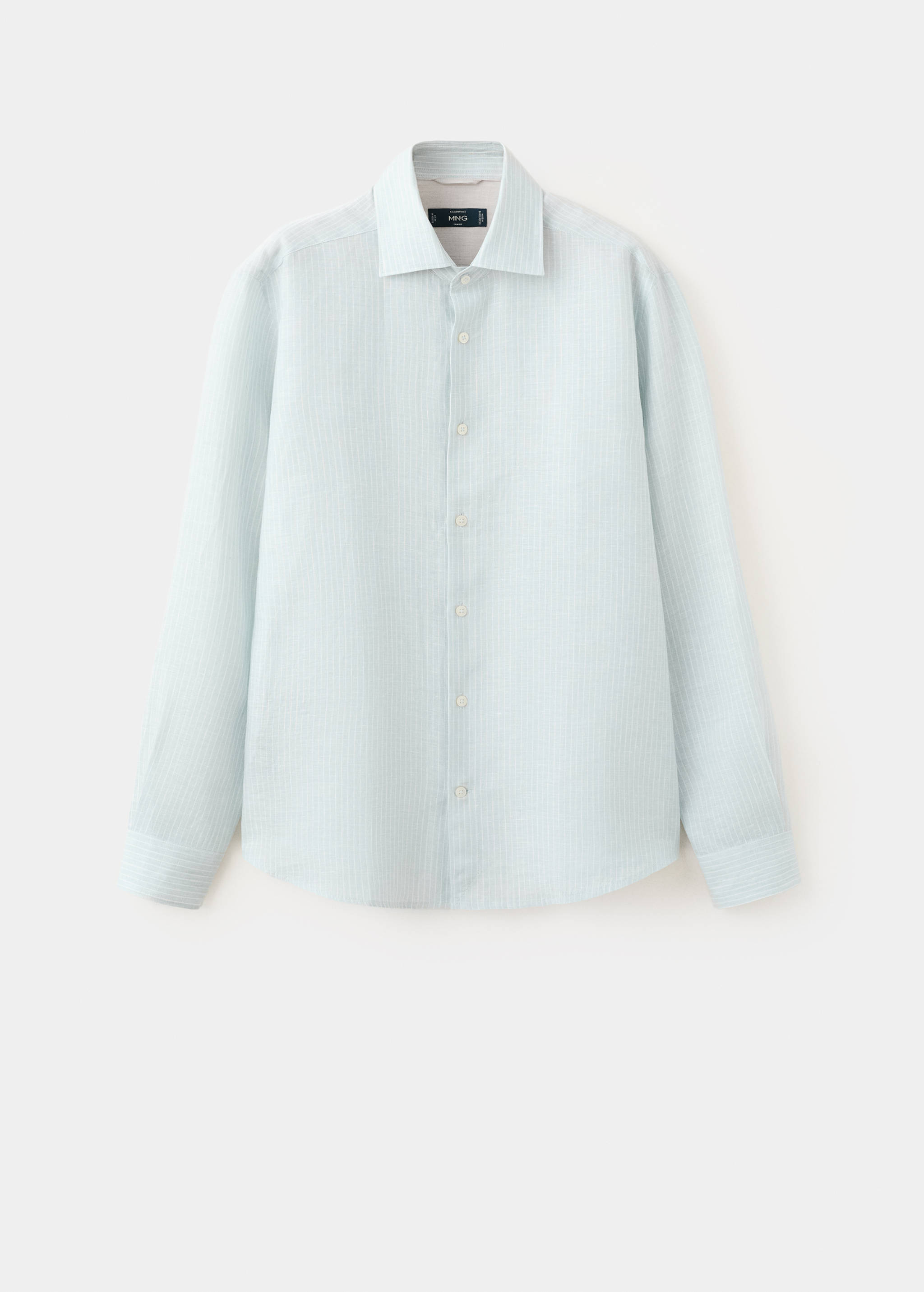 100% linnen slim-fit overhemd - Artikel zonder model