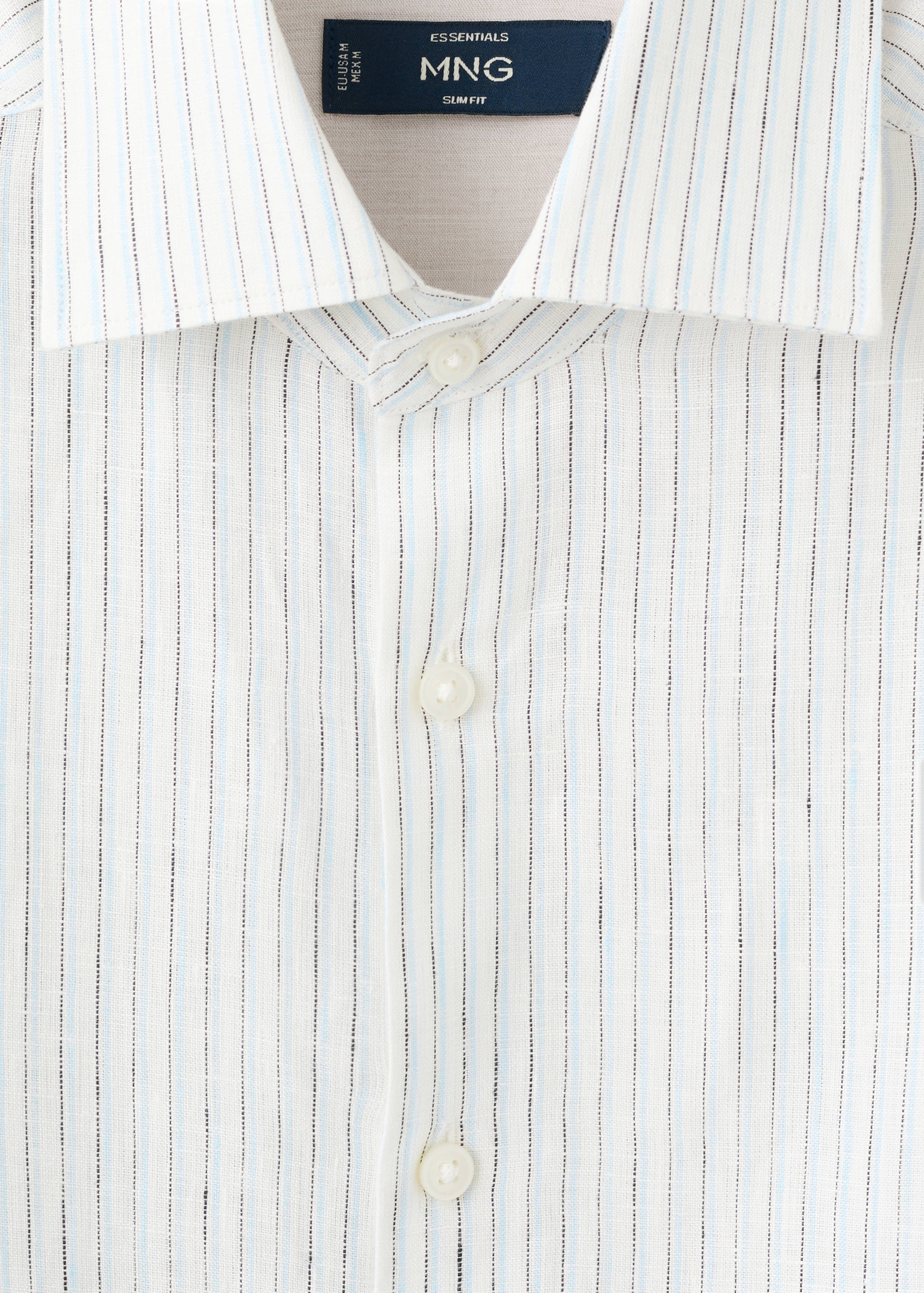 100% linnen slim-fit overhemd - Detail van het artikel 8