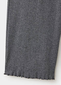 Open-knit cotton pyjama bottoms — Grey 8