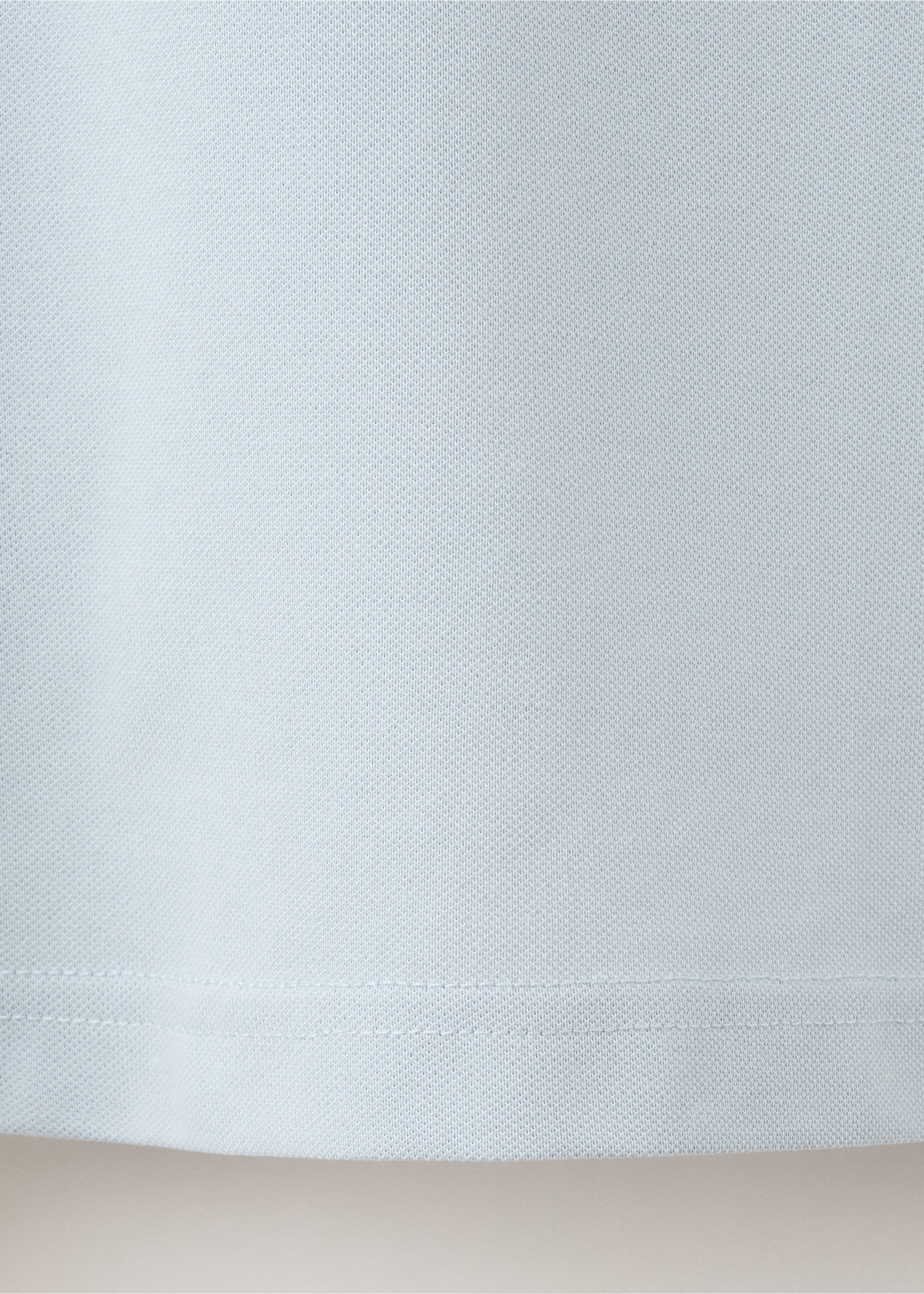Polo piqué slim fit - Detall de l'article 8, Blau cel. Ref: 37071433-00.