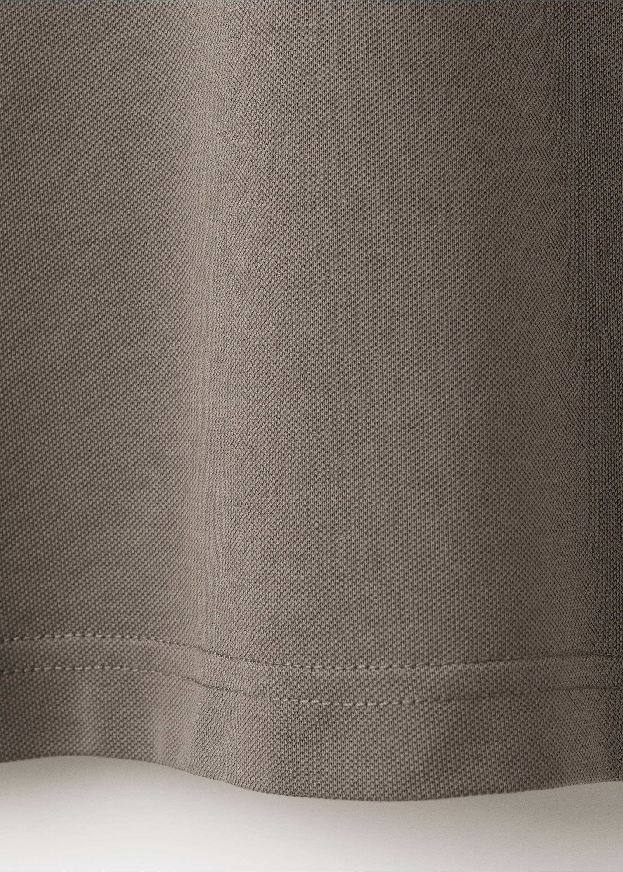 Polo piqué slim fit - Detall de l'article 0, Gris visó. Ref: 37071433-00.