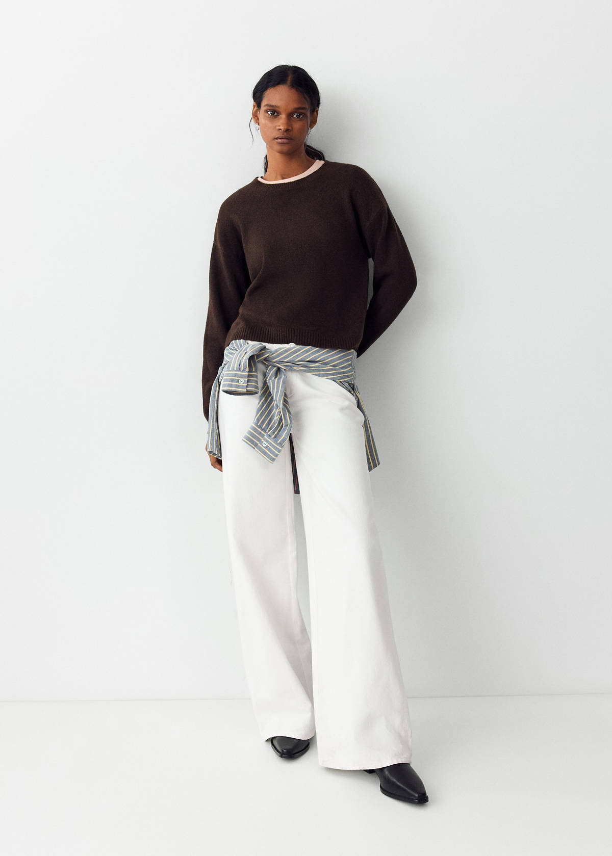 Low-waist wide-leg jeans — Off White