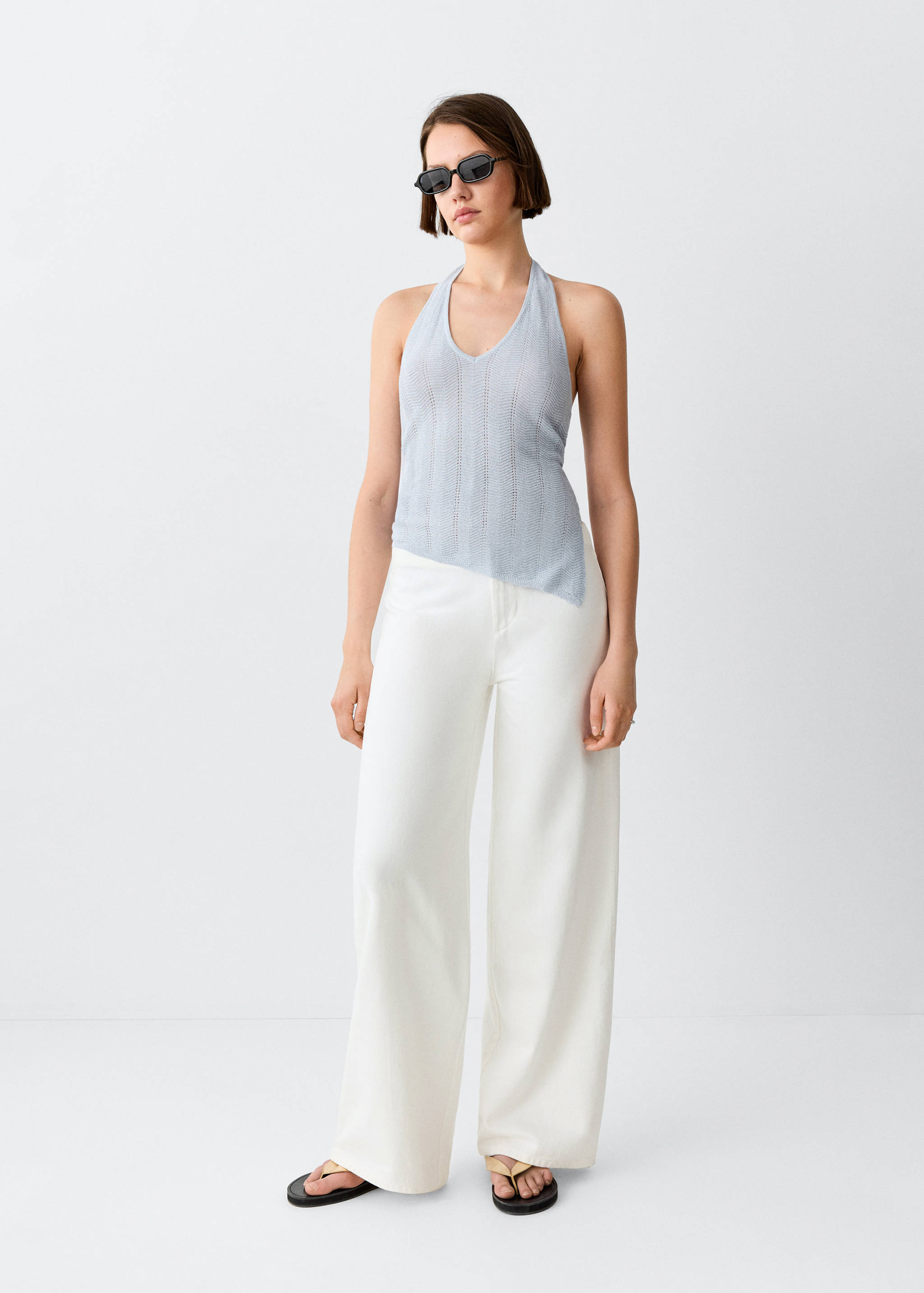 Jeans low waist wide leg - Plano general