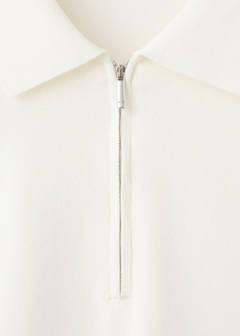 Knitted polo shirt with zip — Off White 7