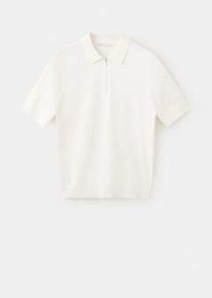 Knitted polo shirt with zip — Off White 6