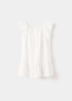 Cotton dress with bead embellishment — Off White 5