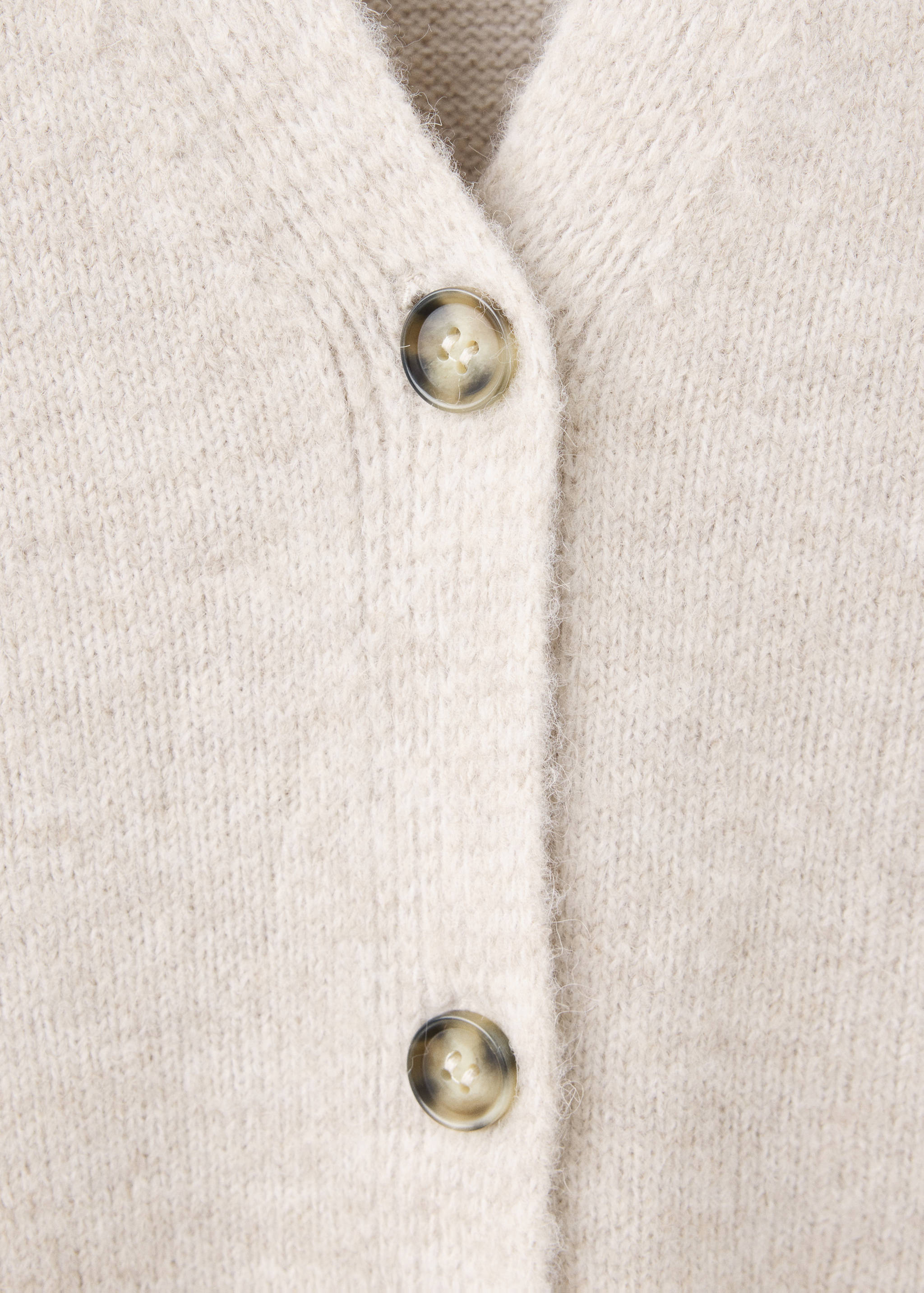V-neck knitted cardigan - Details of the article 8