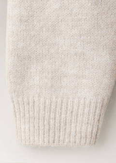 V-neck knitted cardigan — Light/Pastel Grey 7