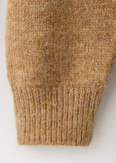 V-neck knitted cardigan — Brown 8
