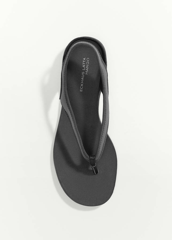 Neoprene strap sandal — Grey