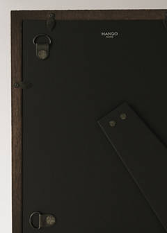 Large carved wooden photo frame — Chocolate 3