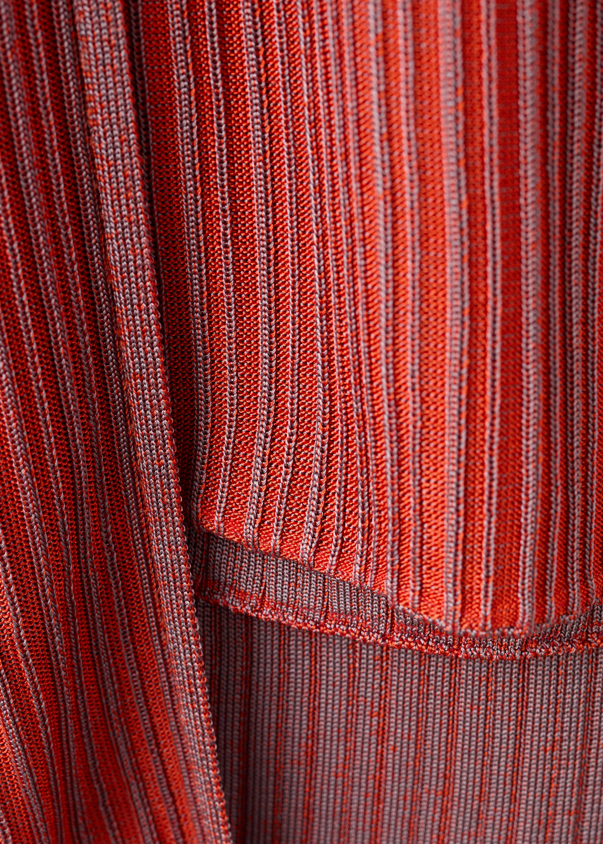 Striped texture knit skirt - Details of the article 8