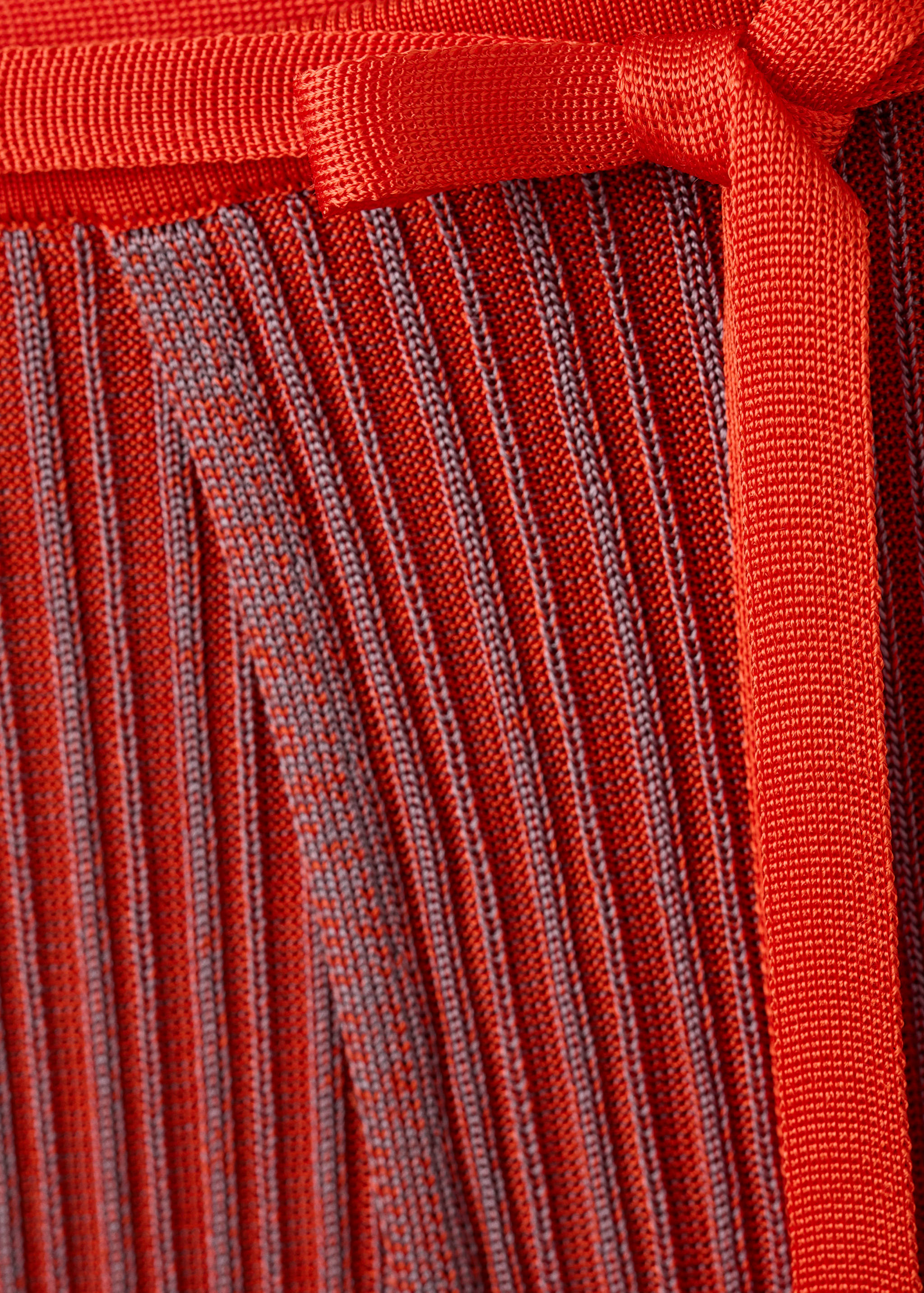 Striped texture knit skirt - Details of the article 0