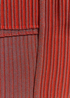Ribbed layered skirt — Red 9