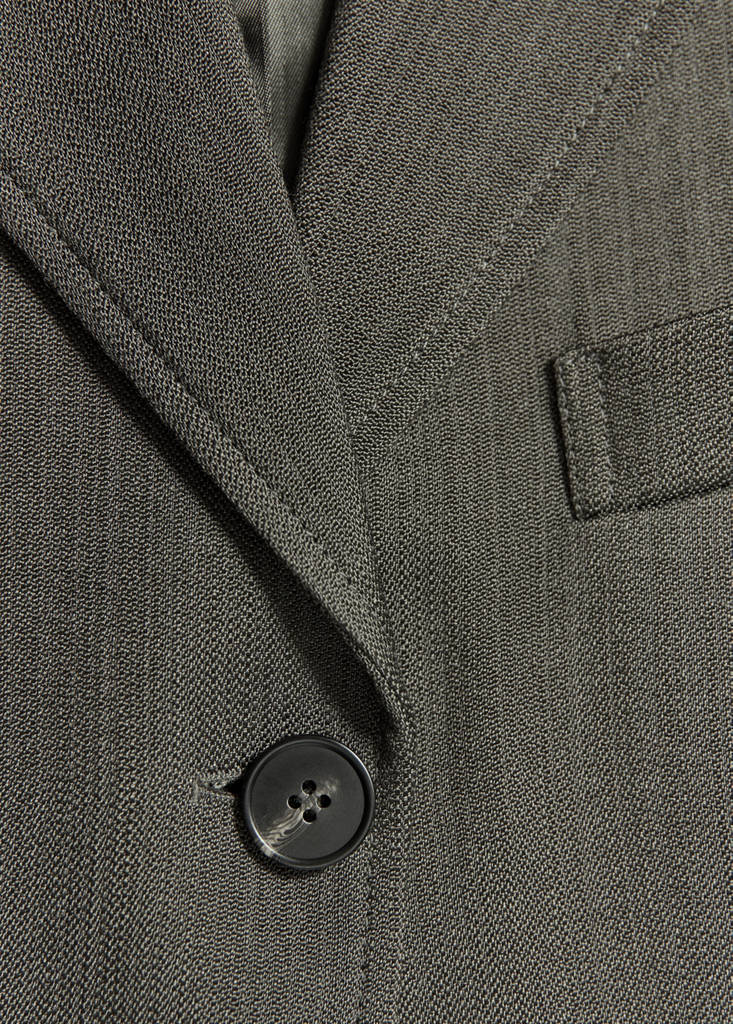 Fitted waist jacket — Black