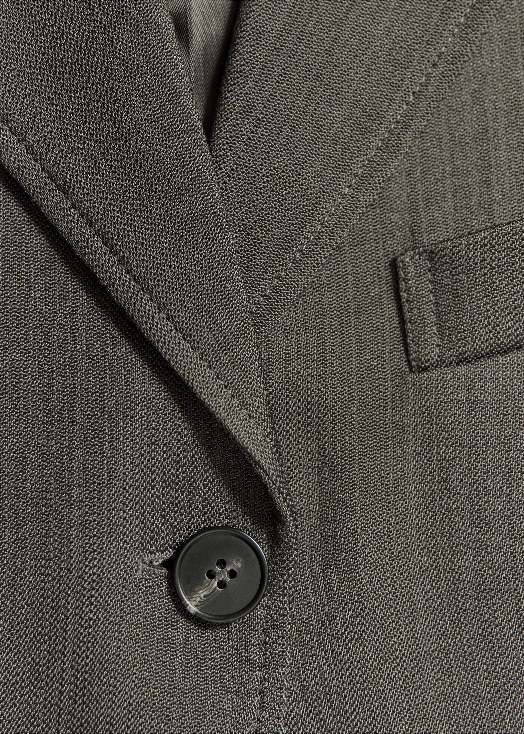 Veste costume cintrée - Détail de l'article 8, Noir. Ref: 37071451-00.