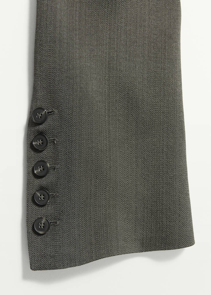 Fitted waist jacket — Black