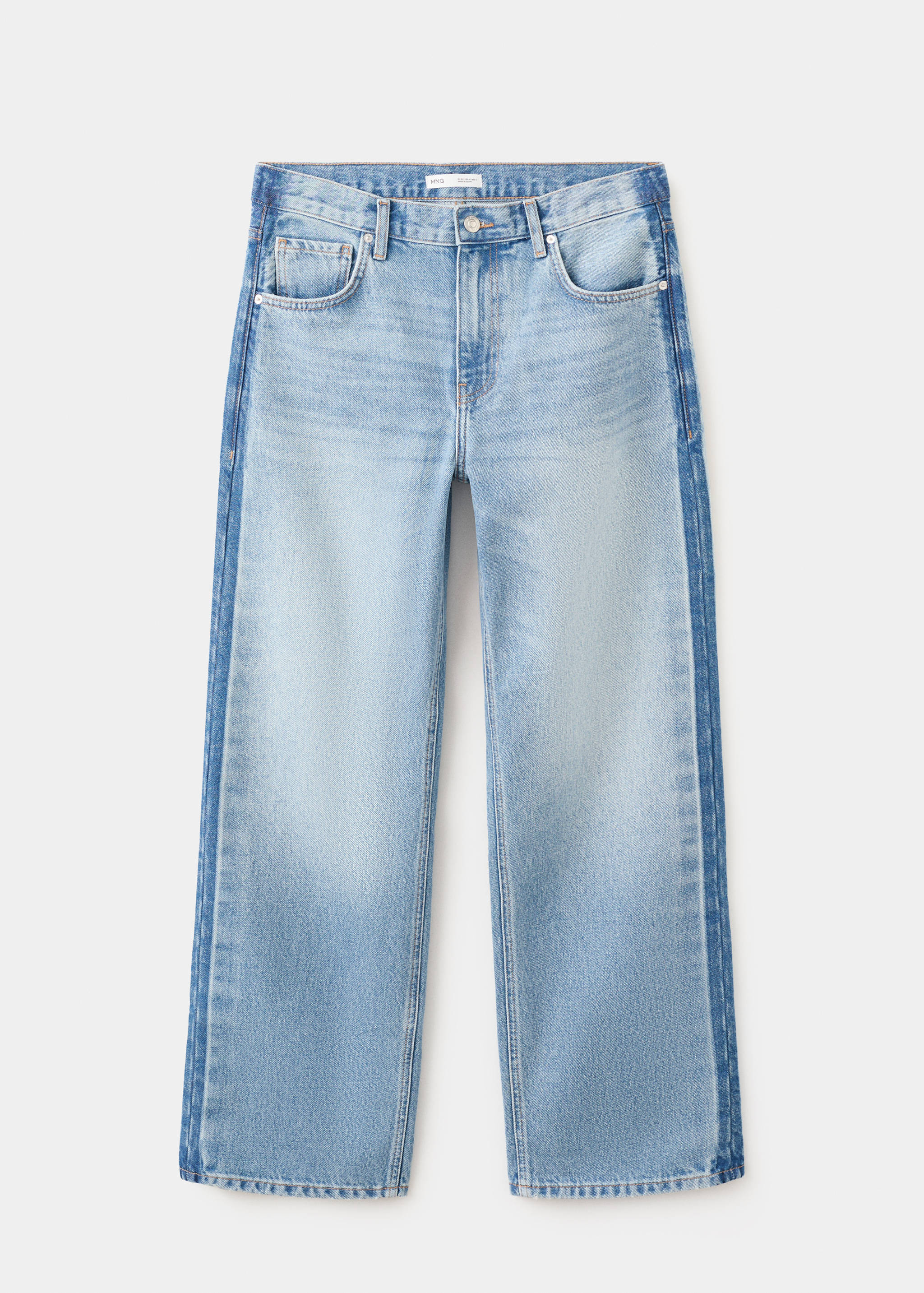 Mid-rise straight jeans - Article without model