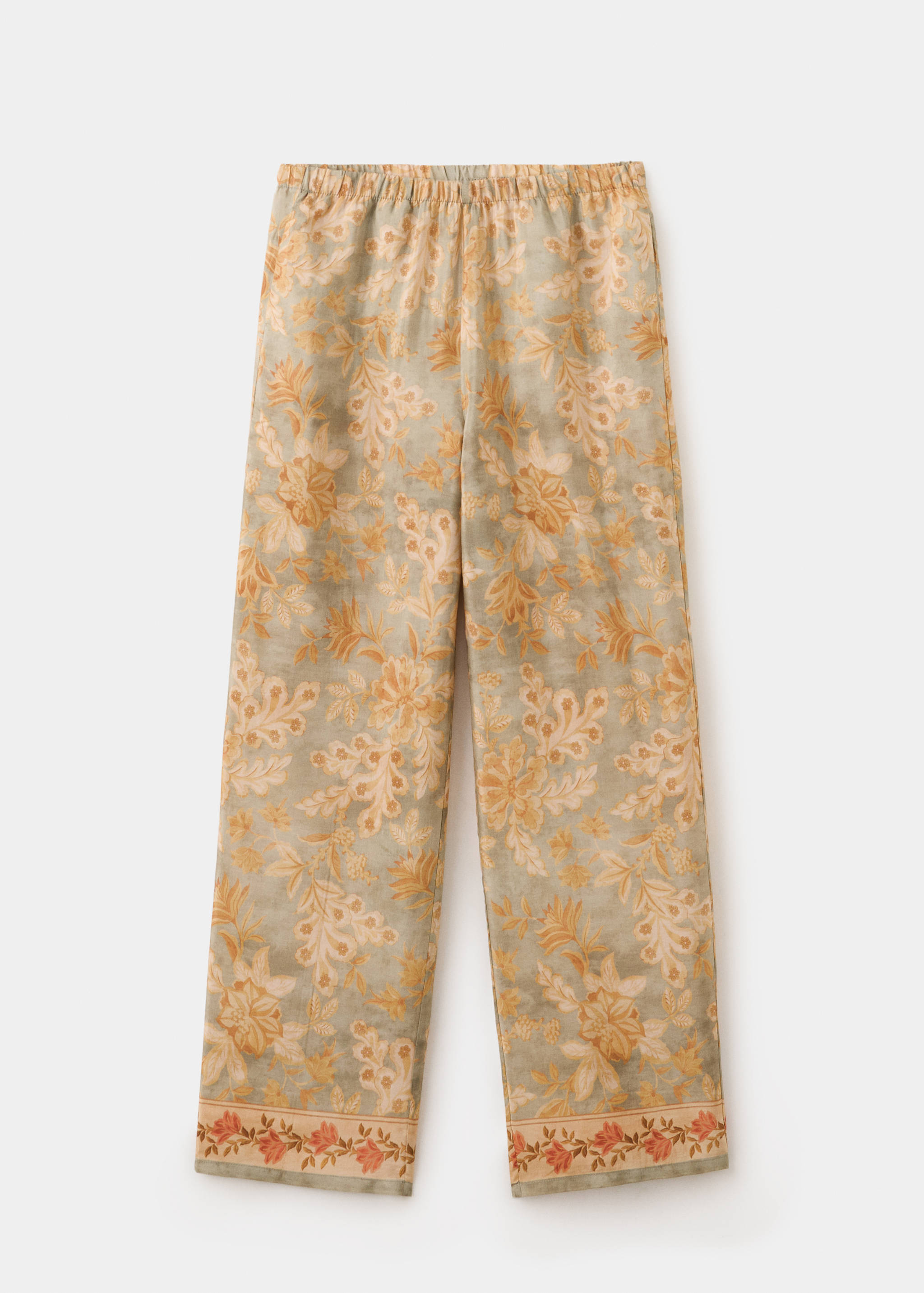 Floral print trousers - Article without model