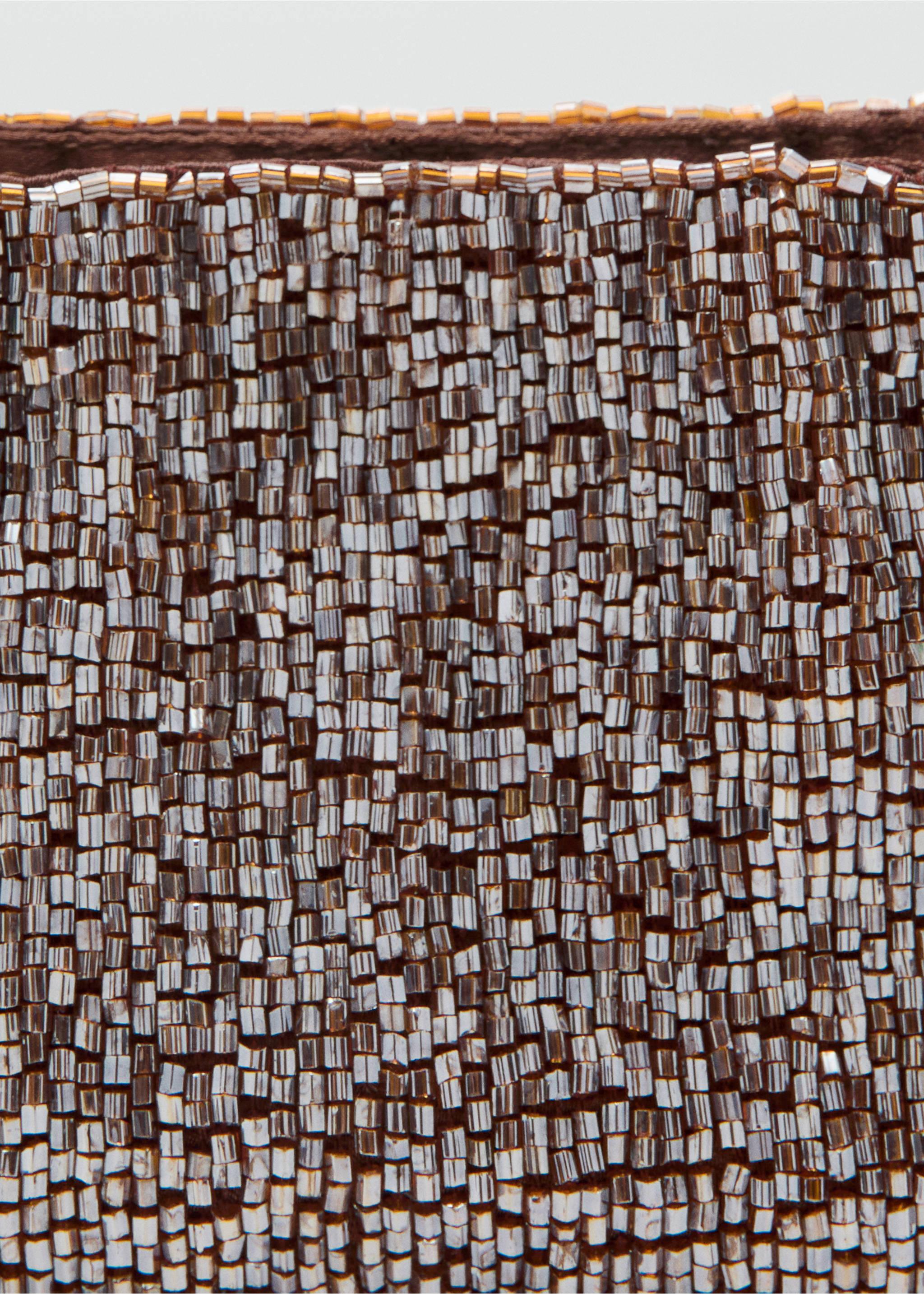 Borsa a mano cristalli - Dettaglio dell'articolo 1, Marrone. Ref: 37071462-00.