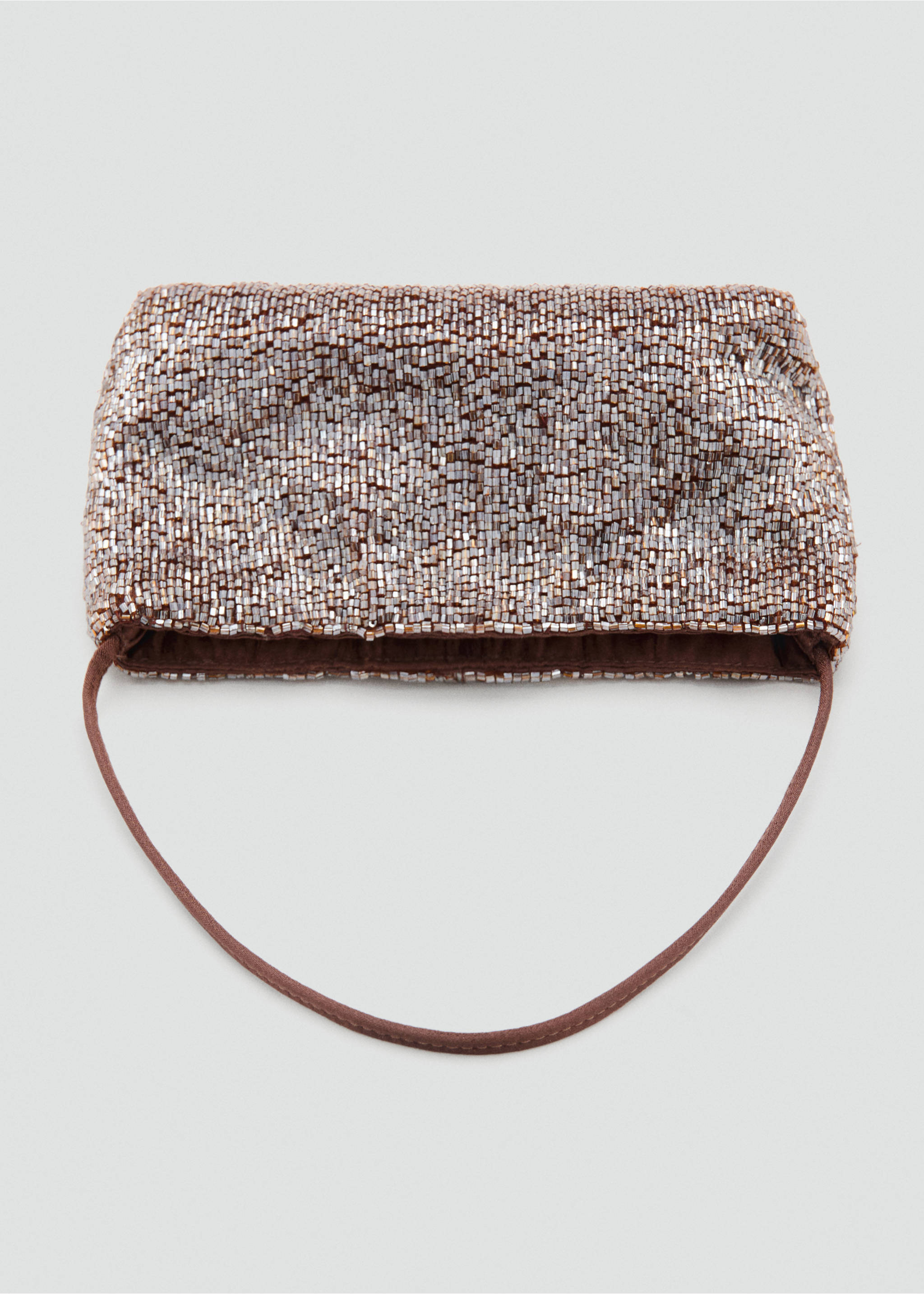 Borsa a mano cristalli - Dettaglio dell'articolo 3, Marrone. Ref: 37071462-00.