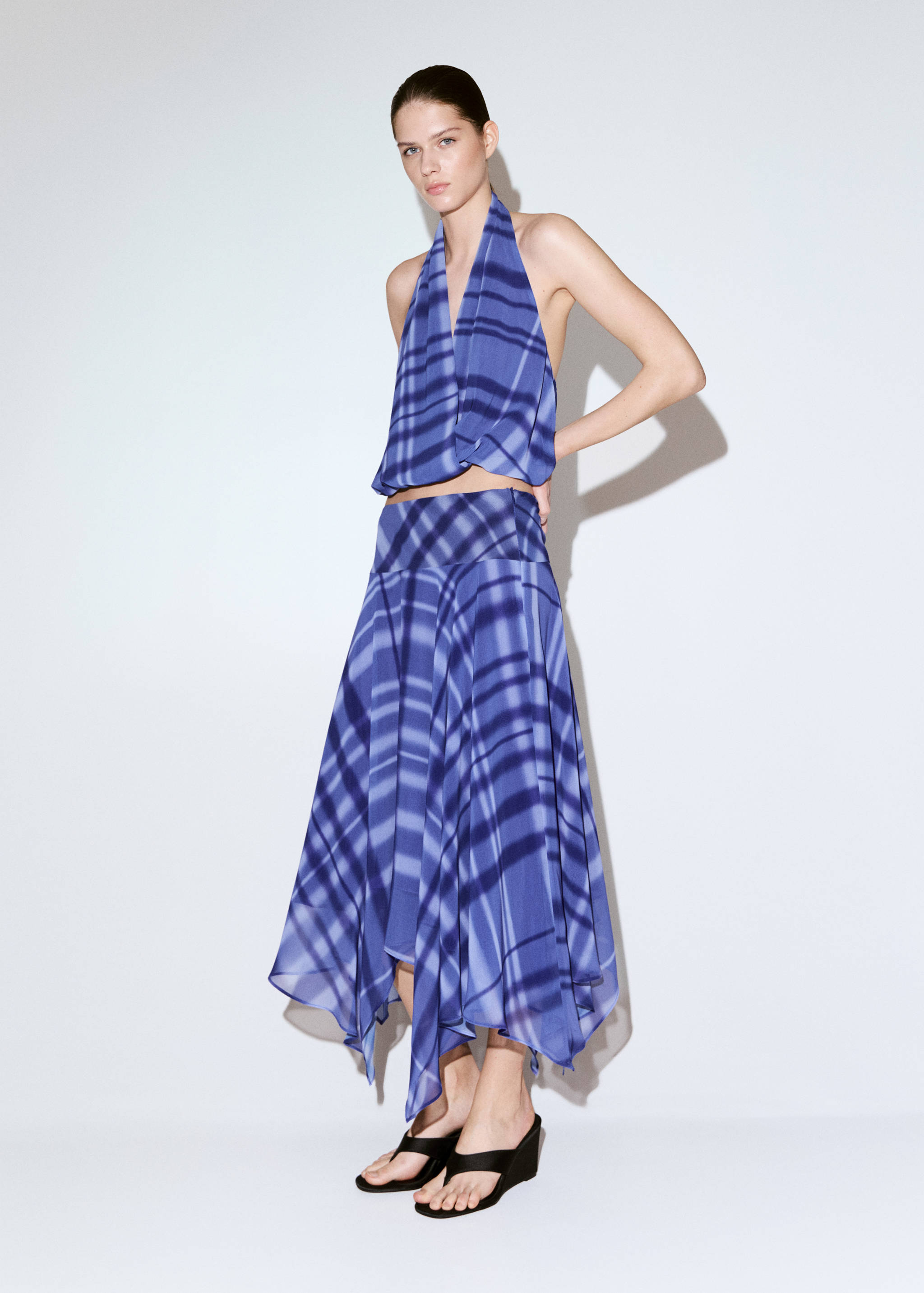Long flared skirt - General plane