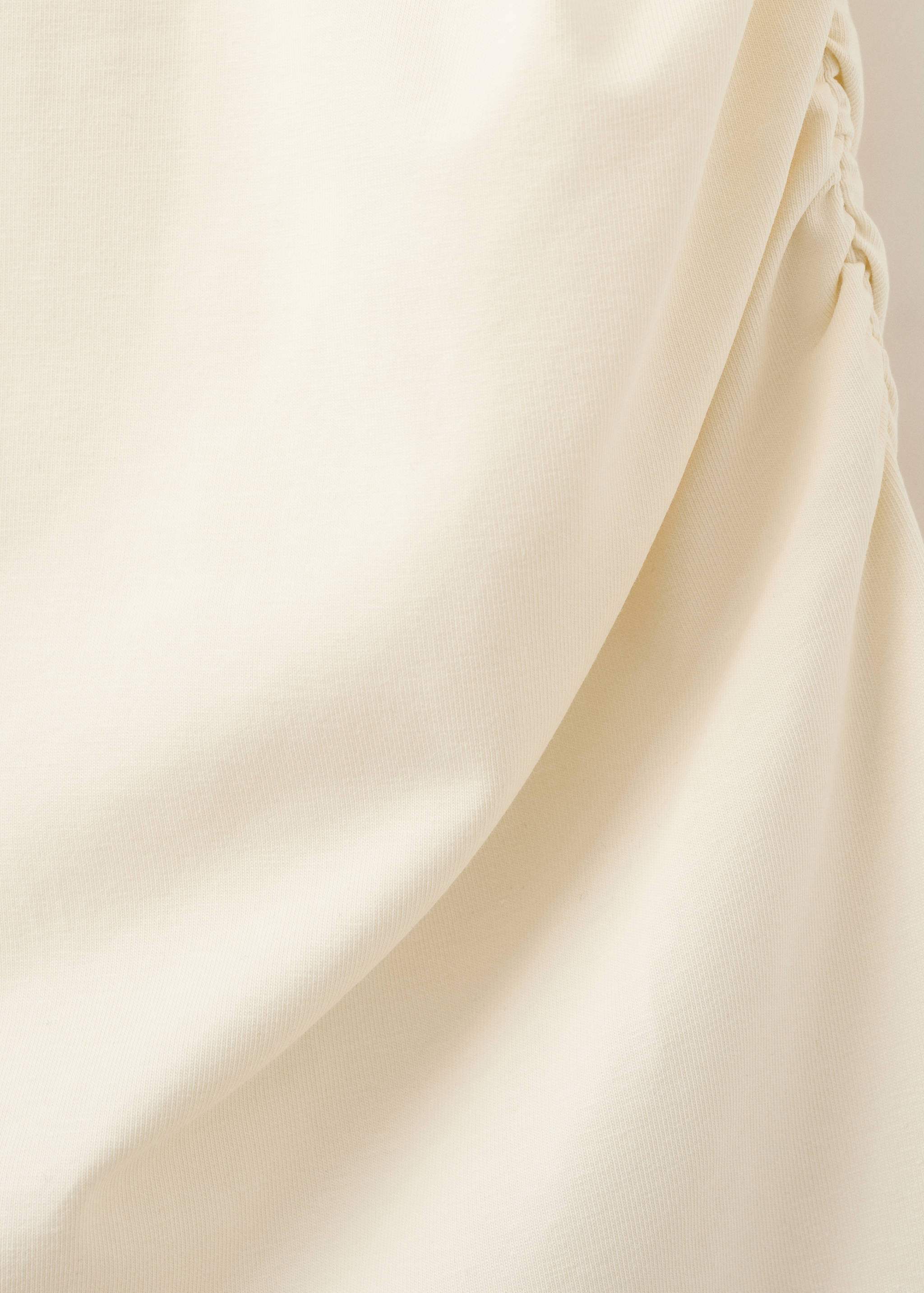 Vestido algodón fruncidos laterales - Detalle del artículo 0