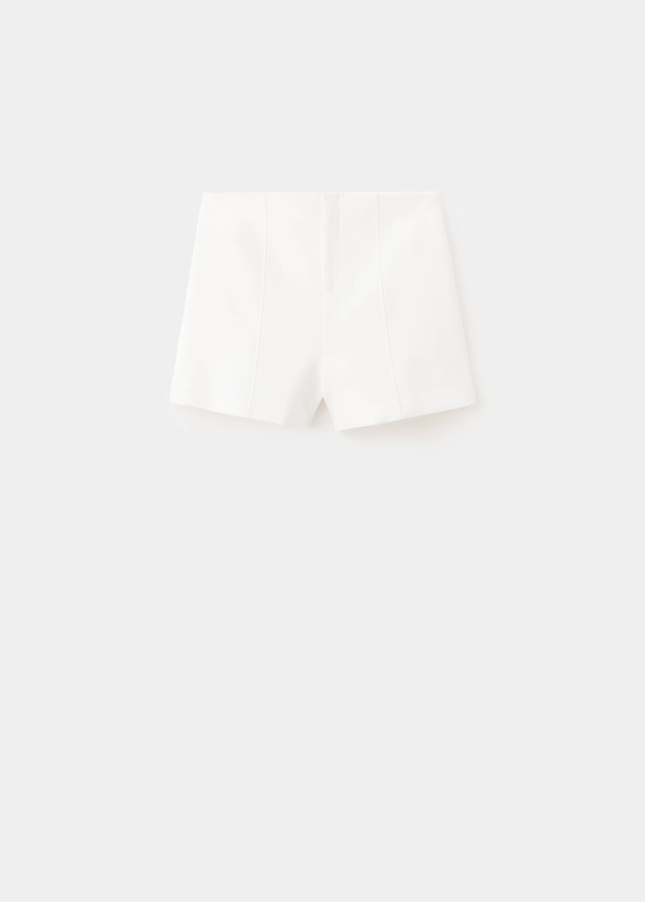 Plain short tab-top curtains - Article without model