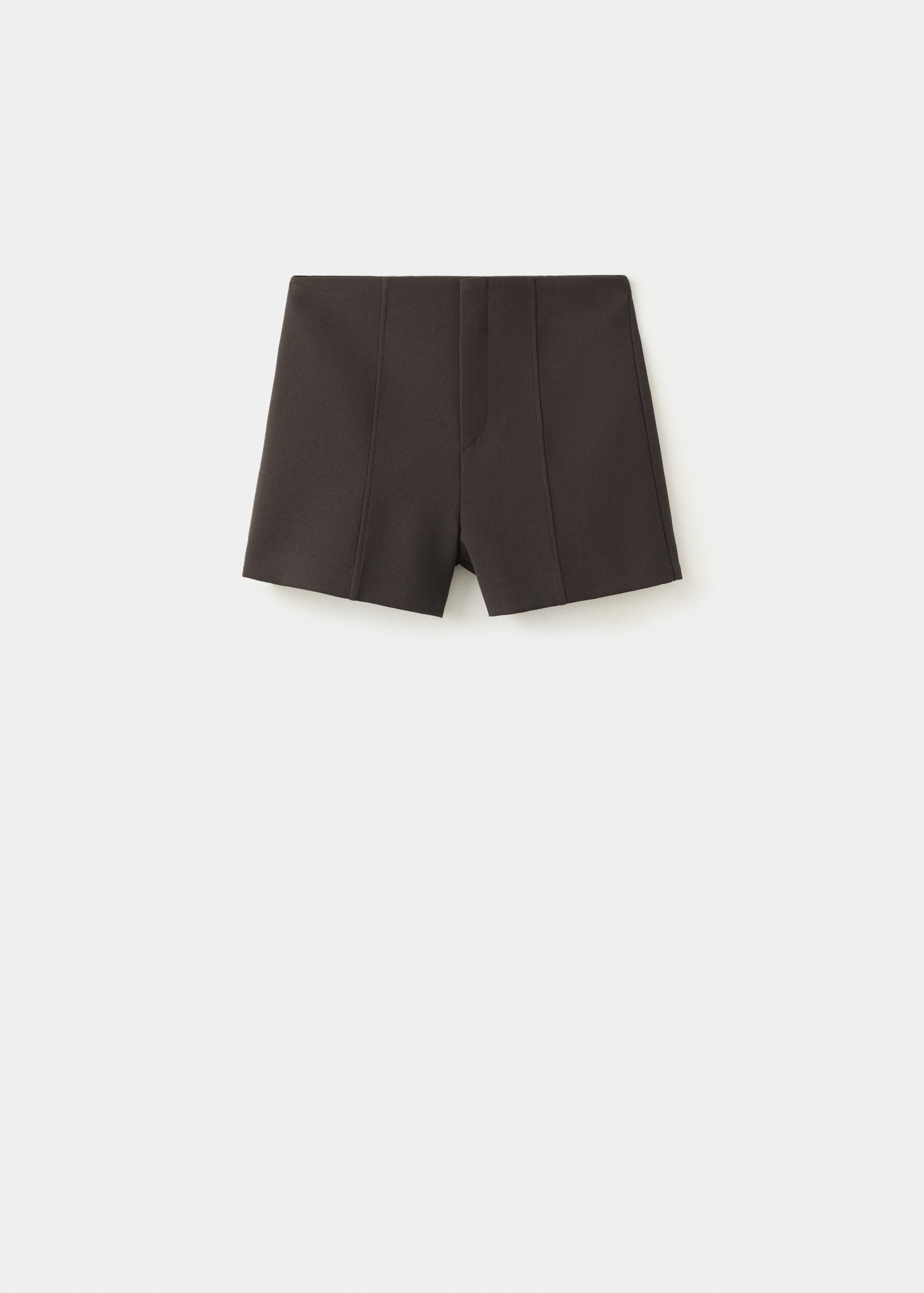 Plain short tab-top curtains - Article without model