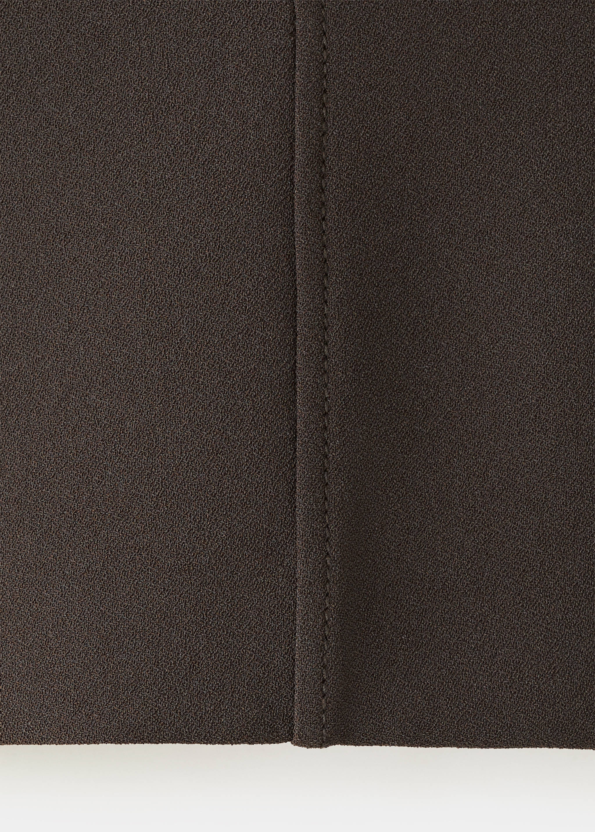 Plain short tab-top curtains - Details of the article 8