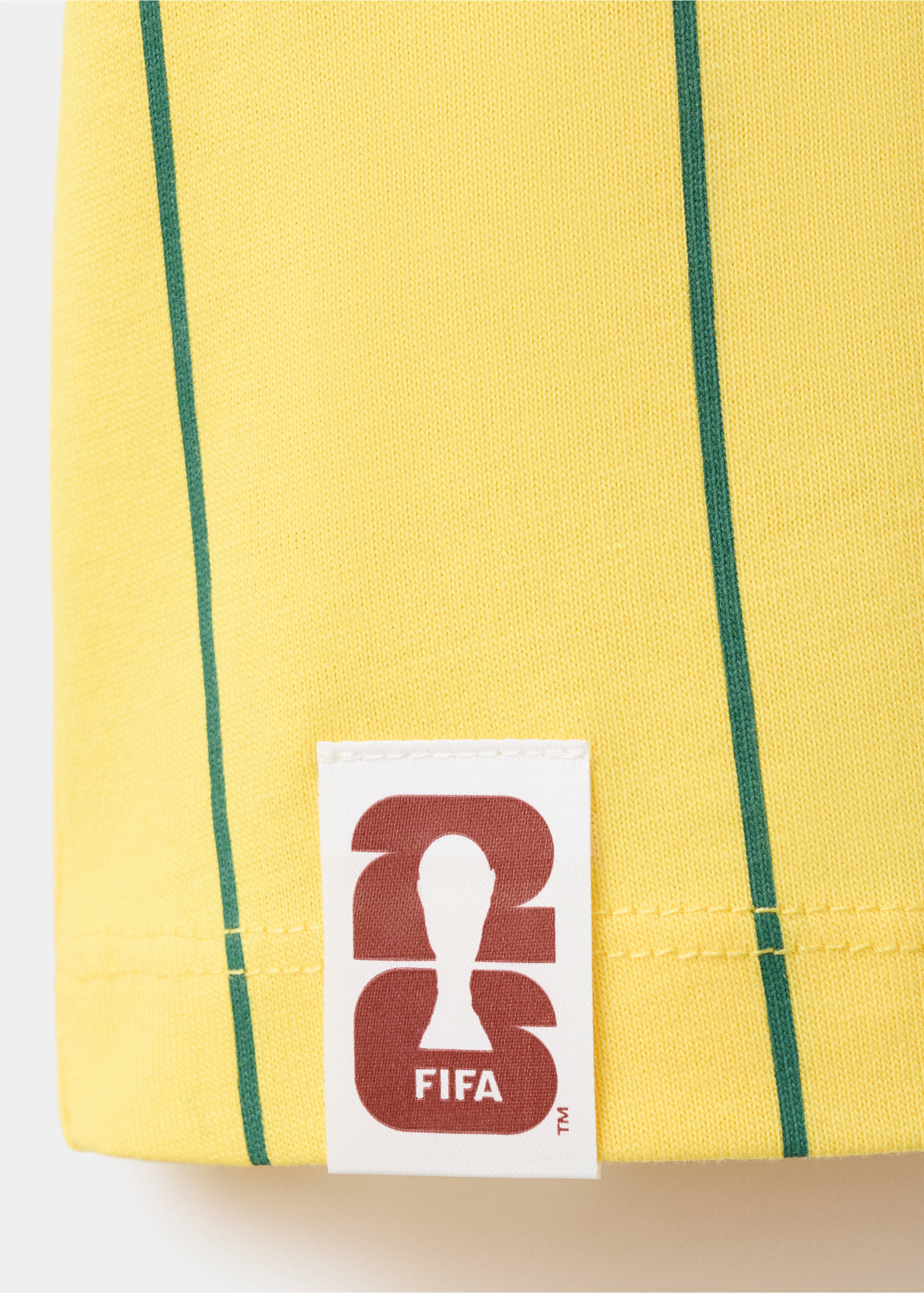 Brazil Soccer T-shirt - Details of the article 8, Yellow. Ref: 37071467-00.