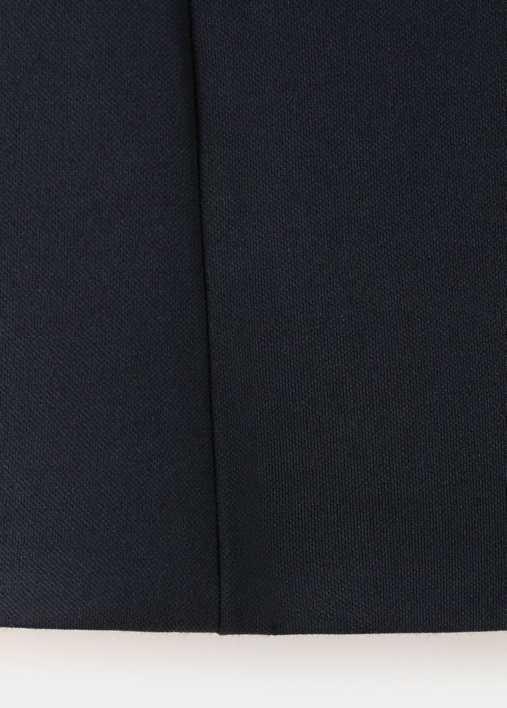 Zipper fitted waistcoat — Navy