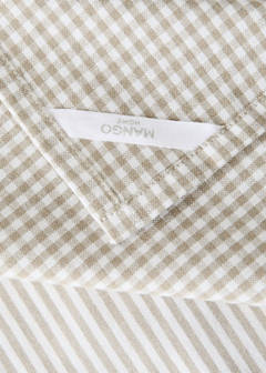 Check and stripe-print kitchen towels — Light/Pastel Brown 5