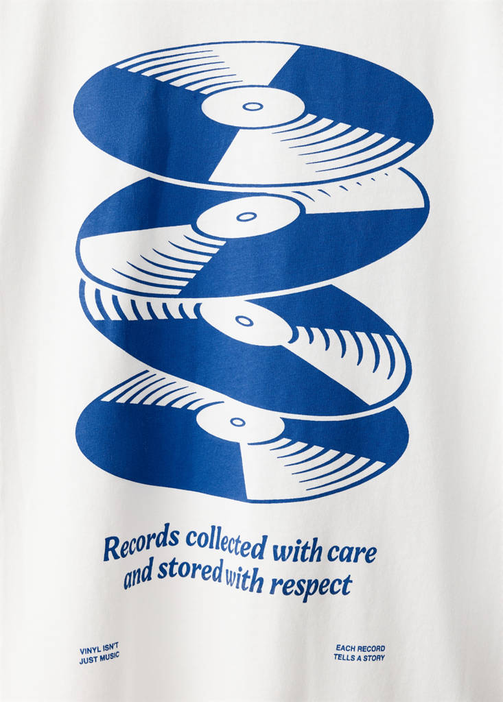 Printed cotton-blend t-shirt — Off White