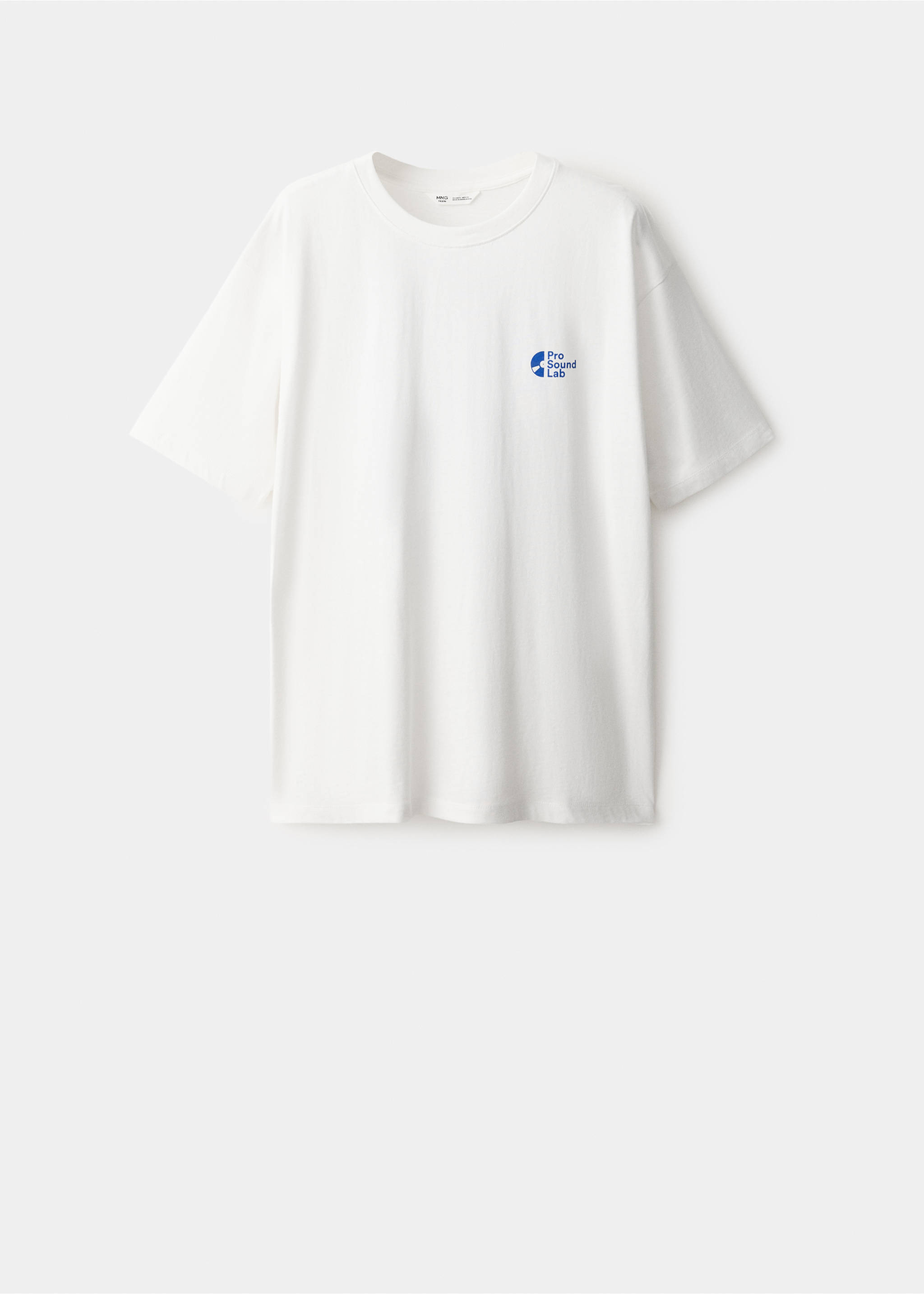 Camiseta algodón estampada - Artículo sin modelo, Blanco roto. Ref: 37071475-00.