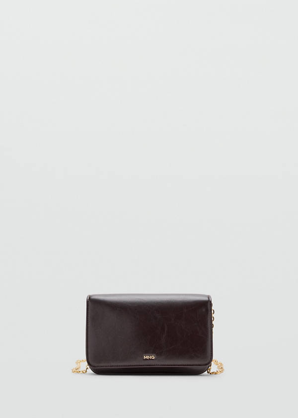 Mango Small crossbody bag with chain strap