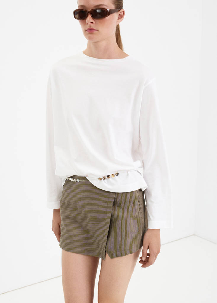 Lyocell skort — Green