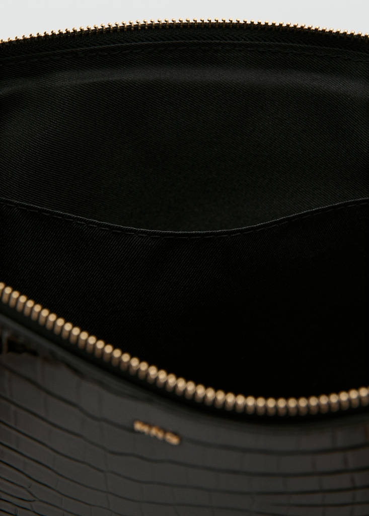 Shiny coco laptop sleeve — Black