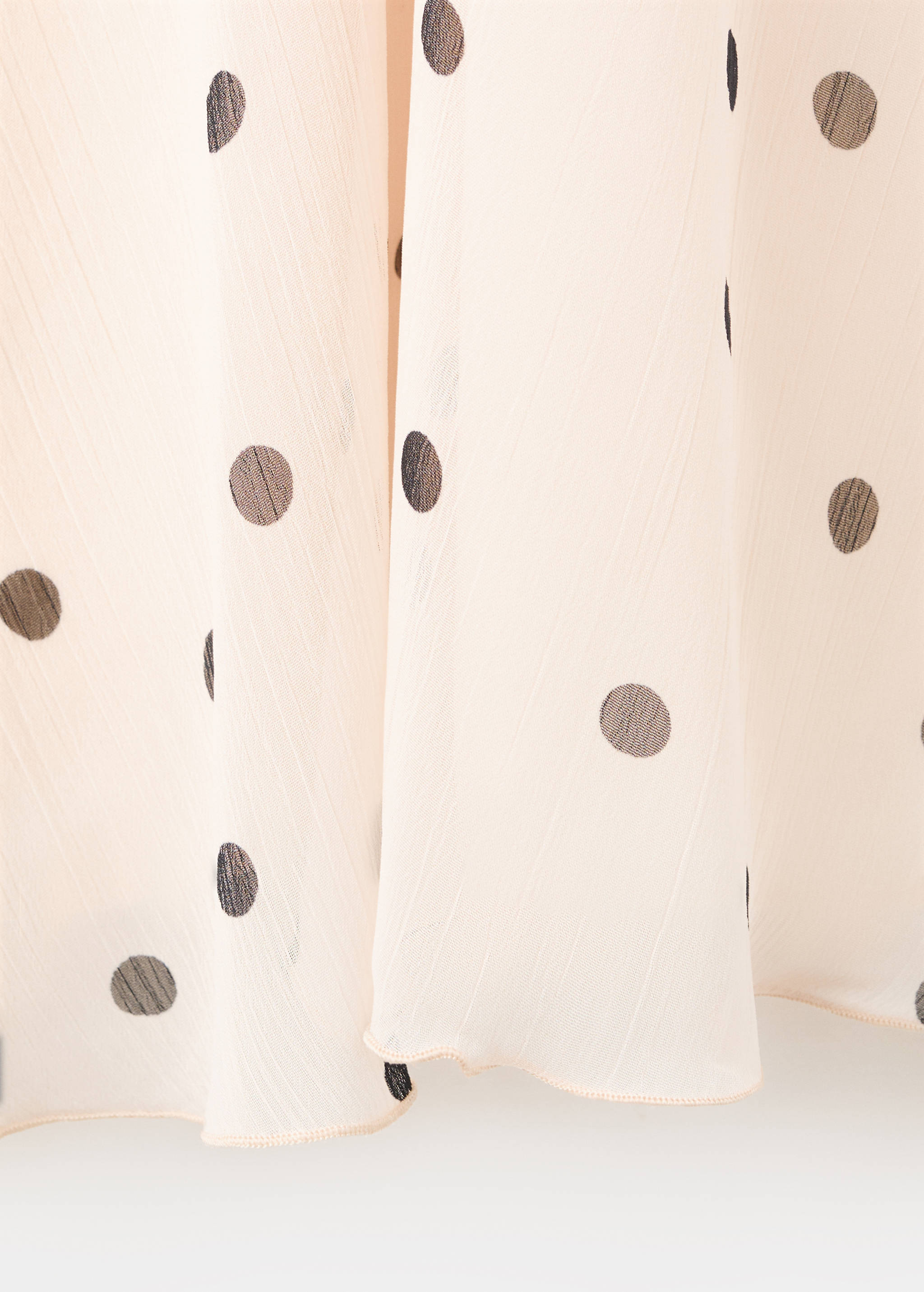 Halter polka dot dress - Details of the article 0