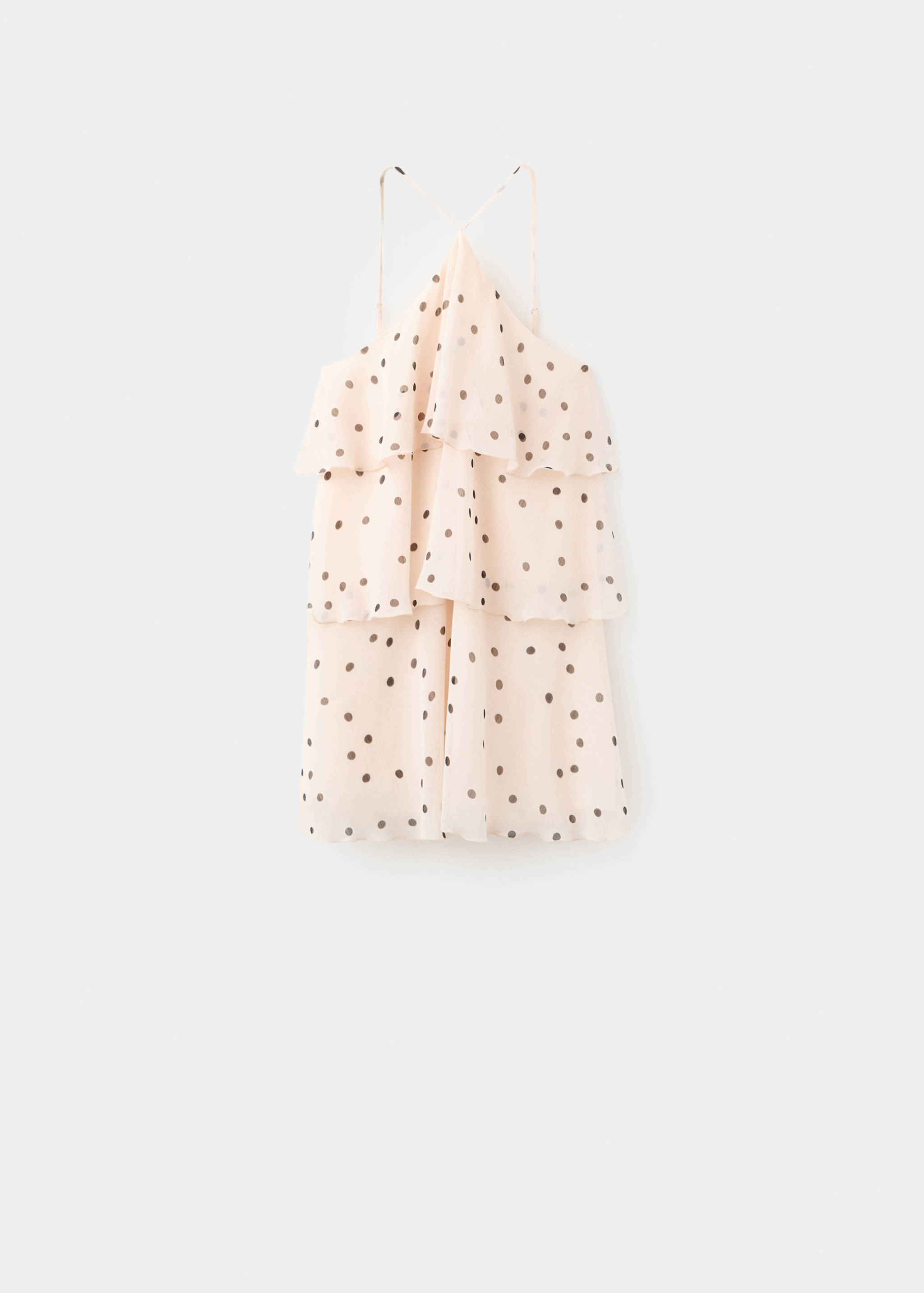 Halter polka dot dress - Article without model