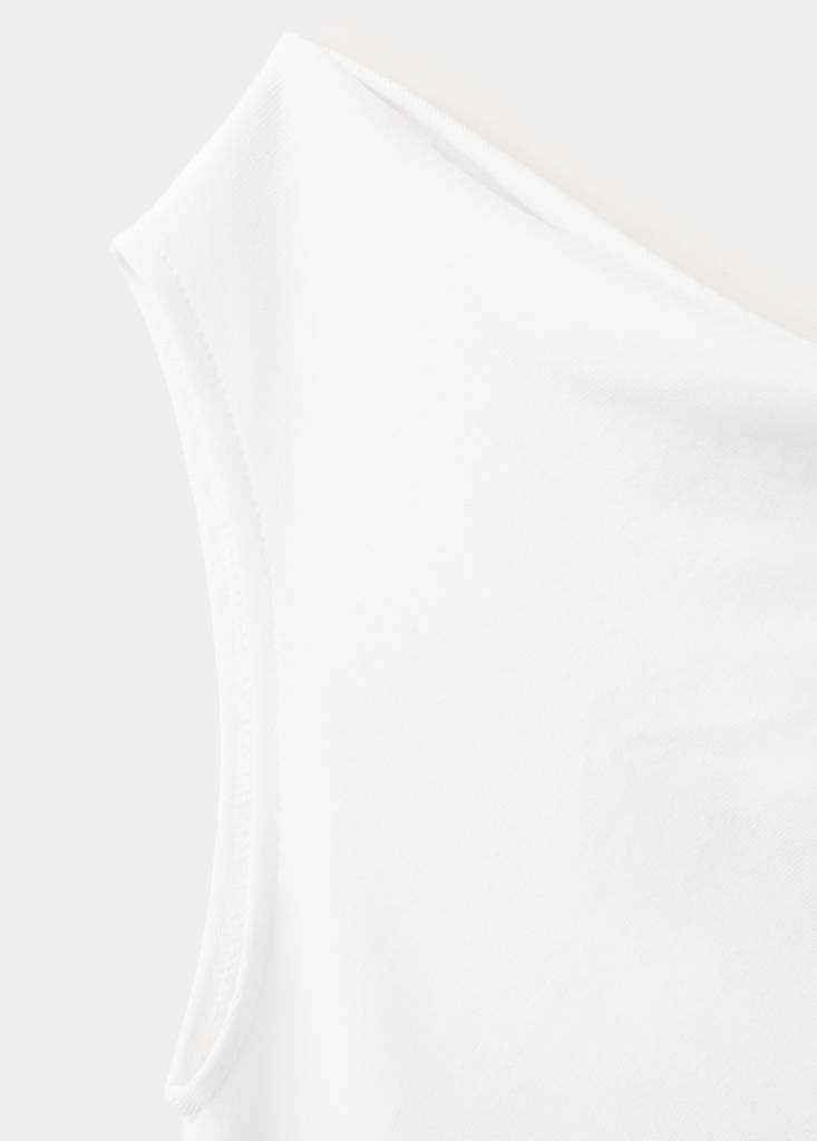 Asymmetrical ruched t-shirt - thumbnail 6