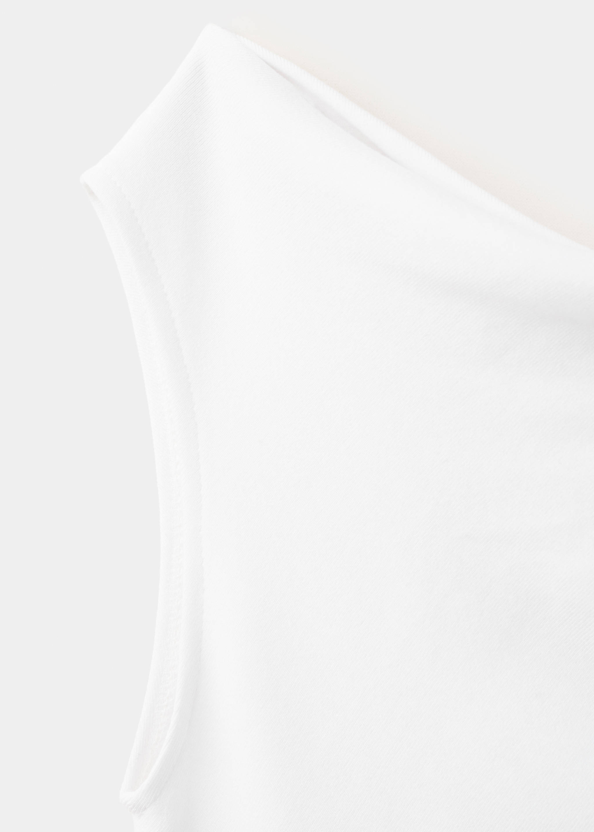 T-shirt assimétrica enrugada - Pormenor do artigo 8