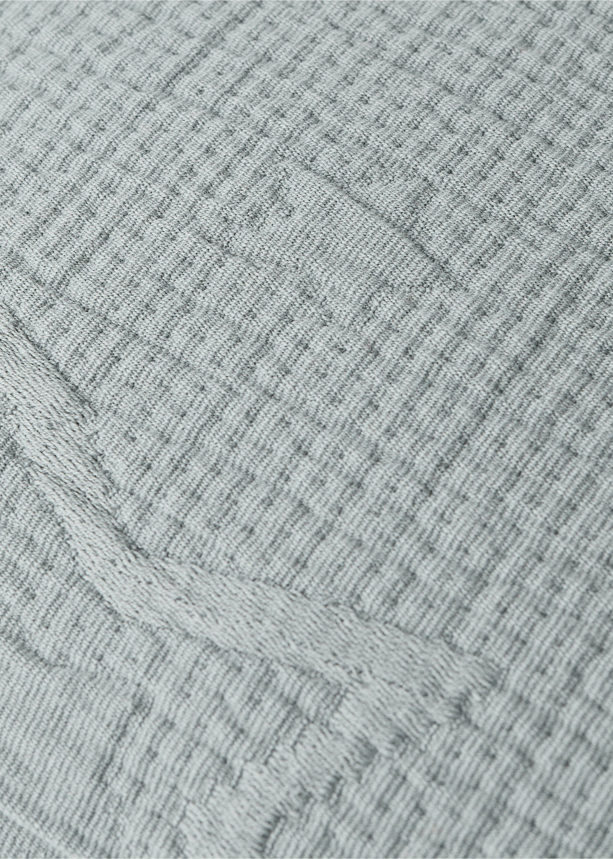 Funda coixí llit infantil cotó jacquard 40x40 cm - Detall de l'article 3, Gris. Ref: 37071488-00.