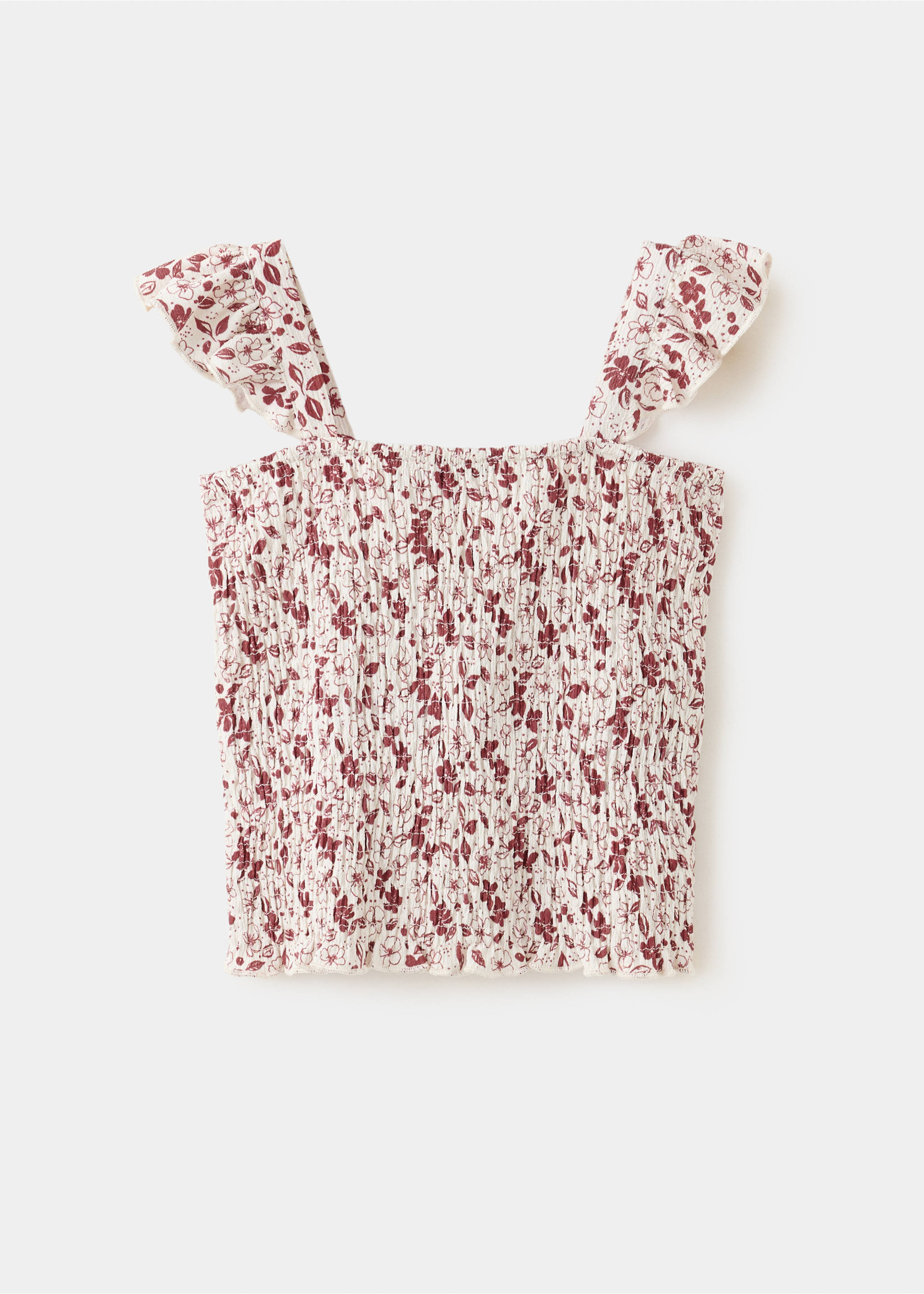 Top estampat floral - Revers de l'article, Grana. Ref: 37071493-00.